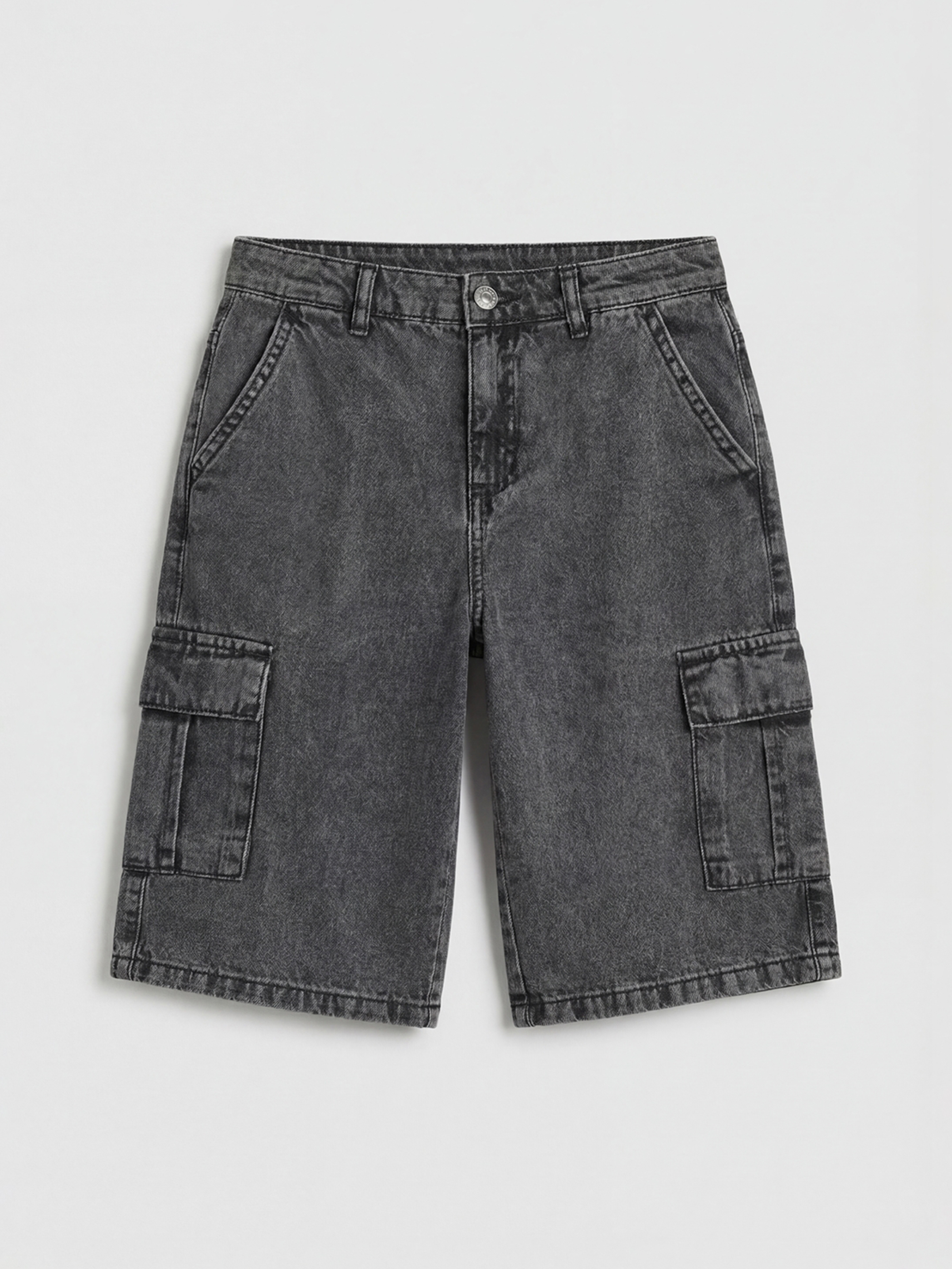 LCW Kids Erkek Çocuk Kargo Jean Şort - S6AQ72Z4-326