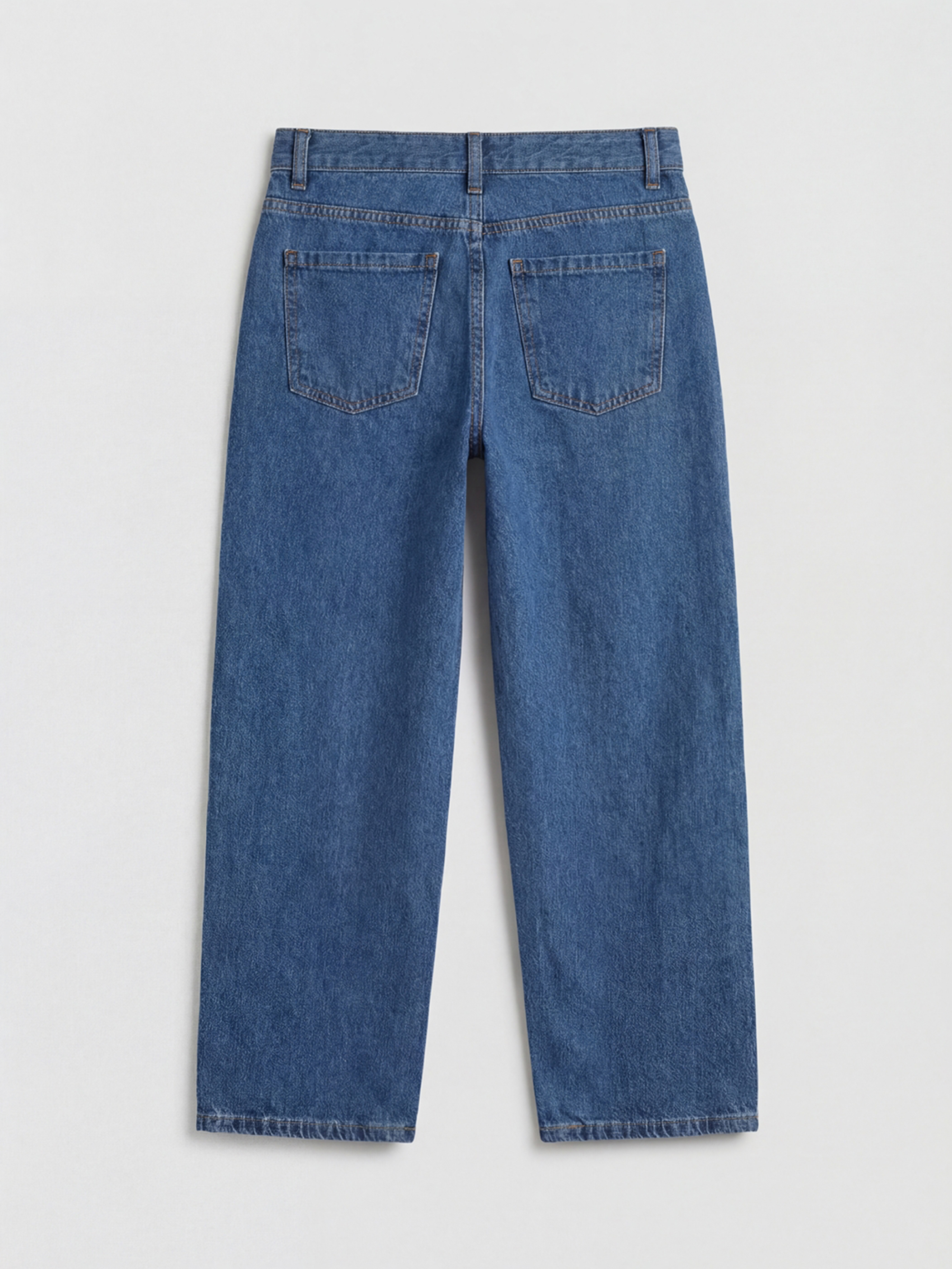 İndigo Loose Fit Erkek Çocuk Jean Pantolon-1