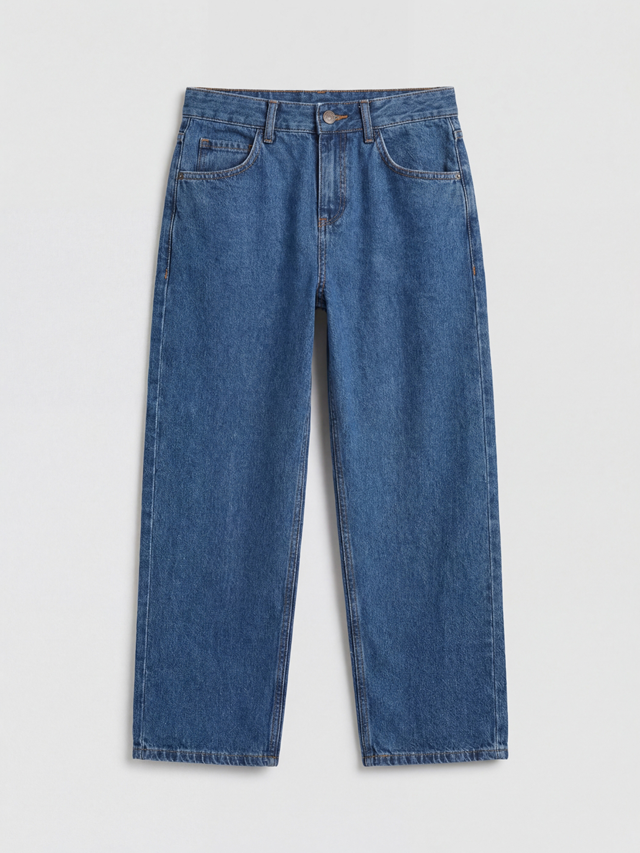 İndigo Loose Fit Erkek Çocuk Jean Pantolon-2