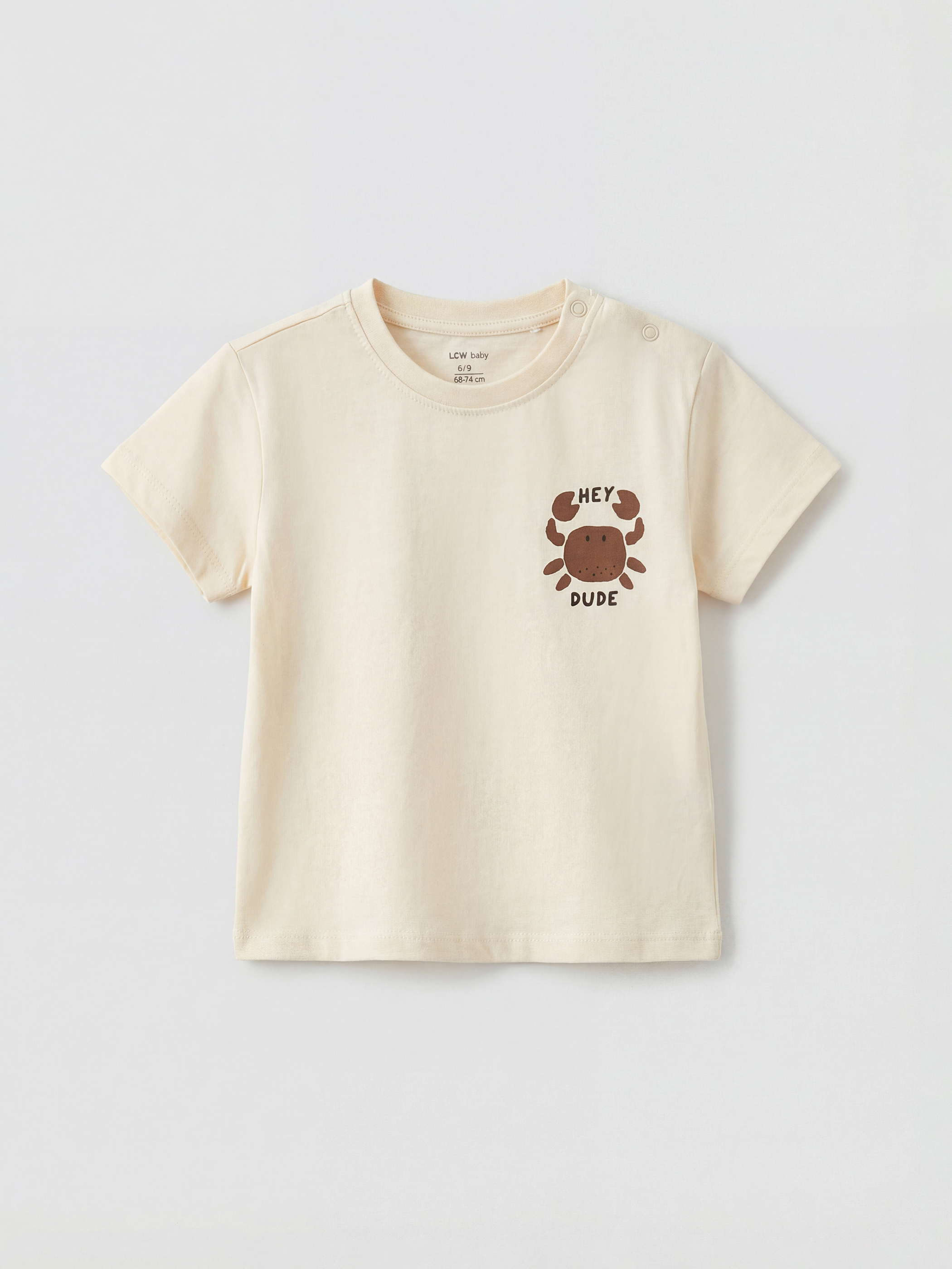 Printed Baby Boy T-Shirt and Cuffed Jogger Set-1