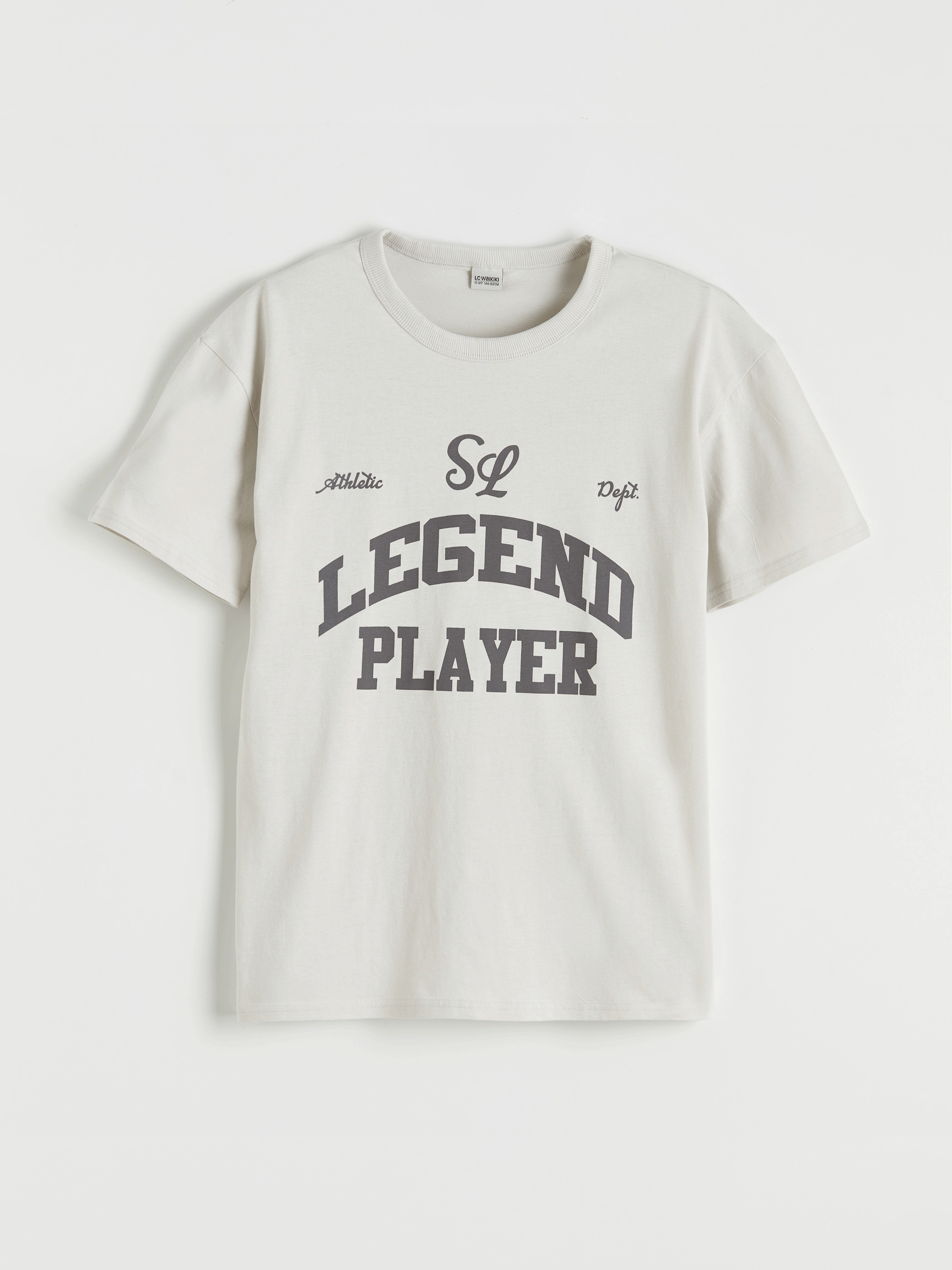 LCW Kids Bisiklet Yaka Baskılı Erkek Çocuk Tişört - S6AR64Z4-ZAK