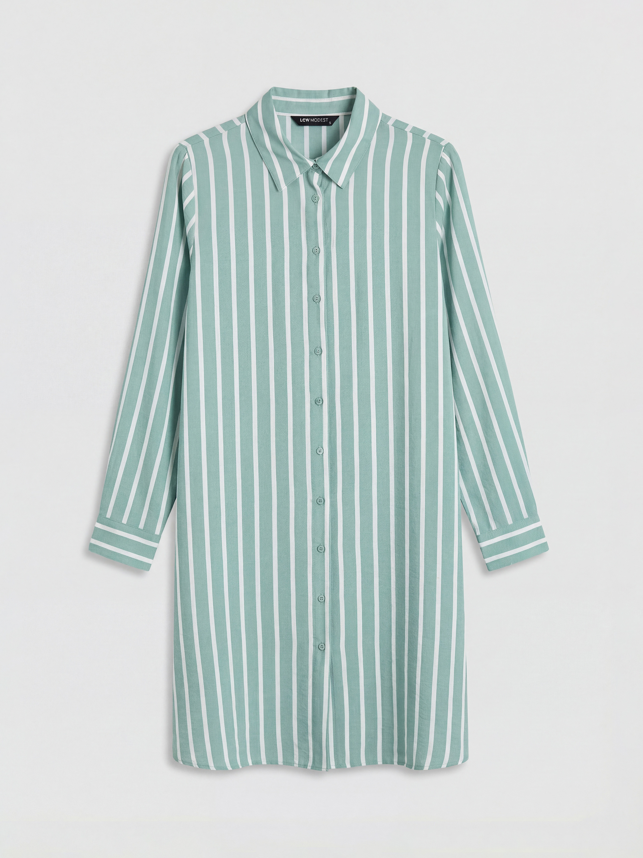 تونيك قميص مخطط للسيدات-5