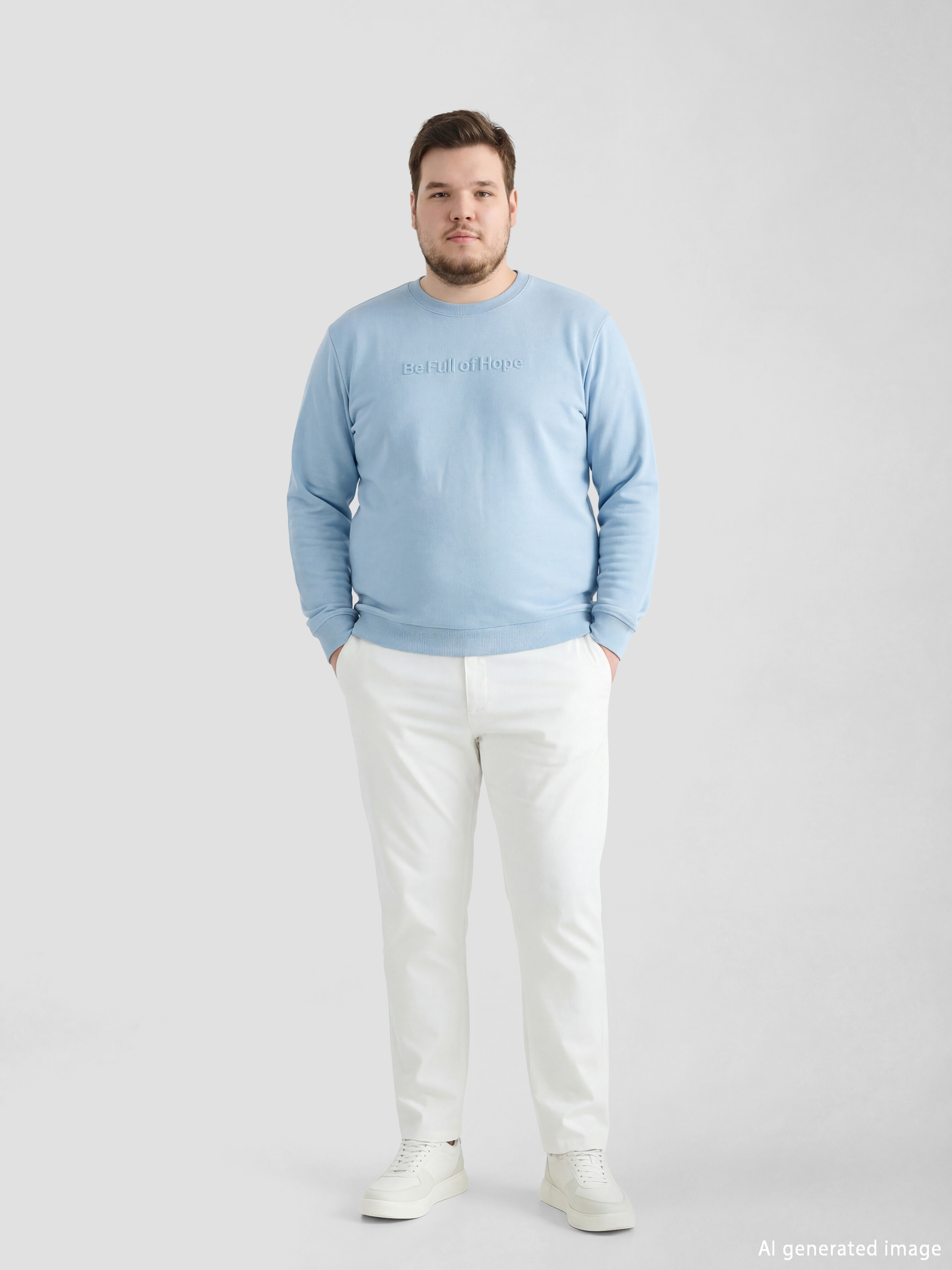 Gri Standart Kalıp Erkek Chino Pantolon-1