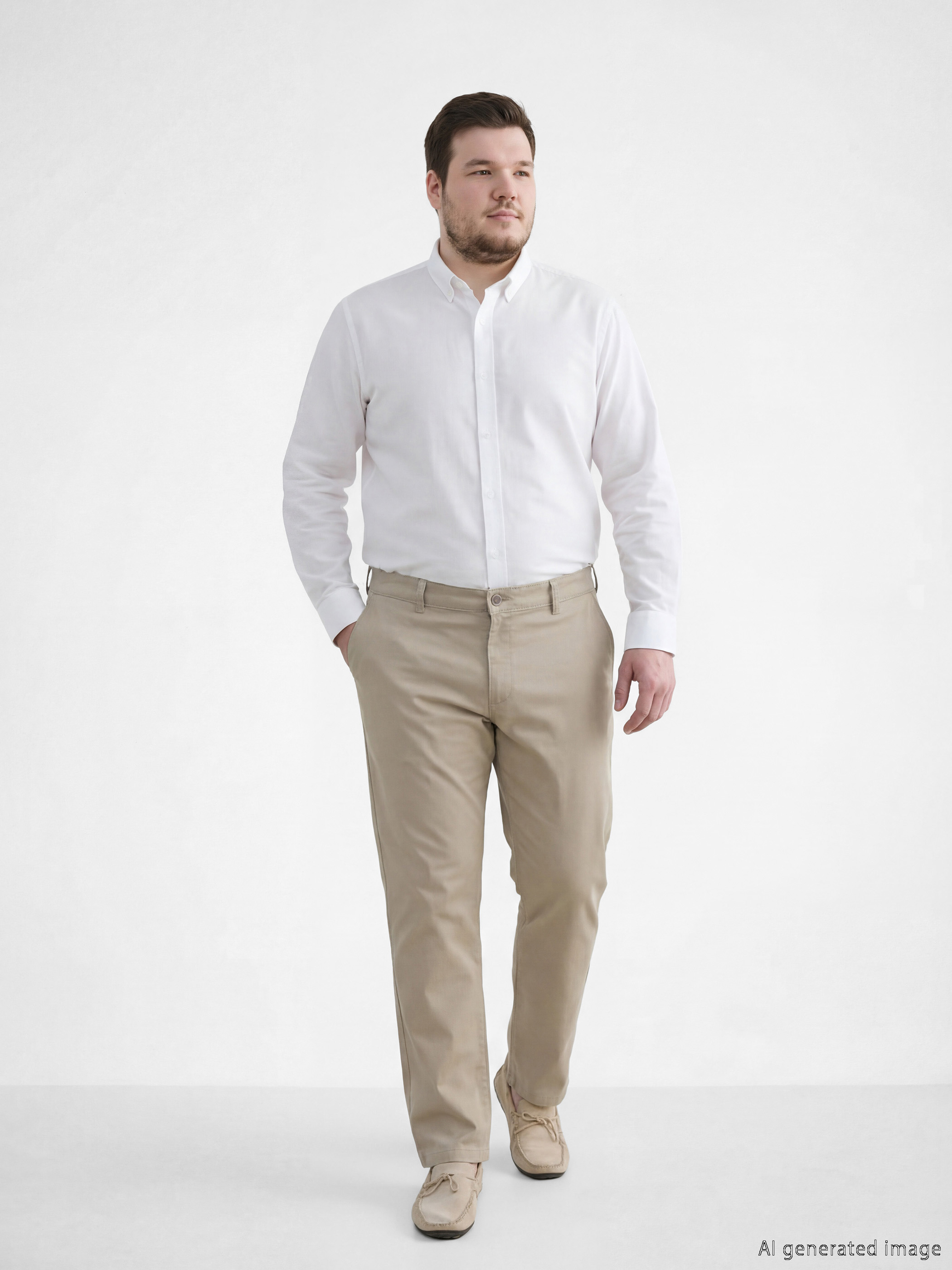 Men's Chino Trousers in a Regular Fit-1