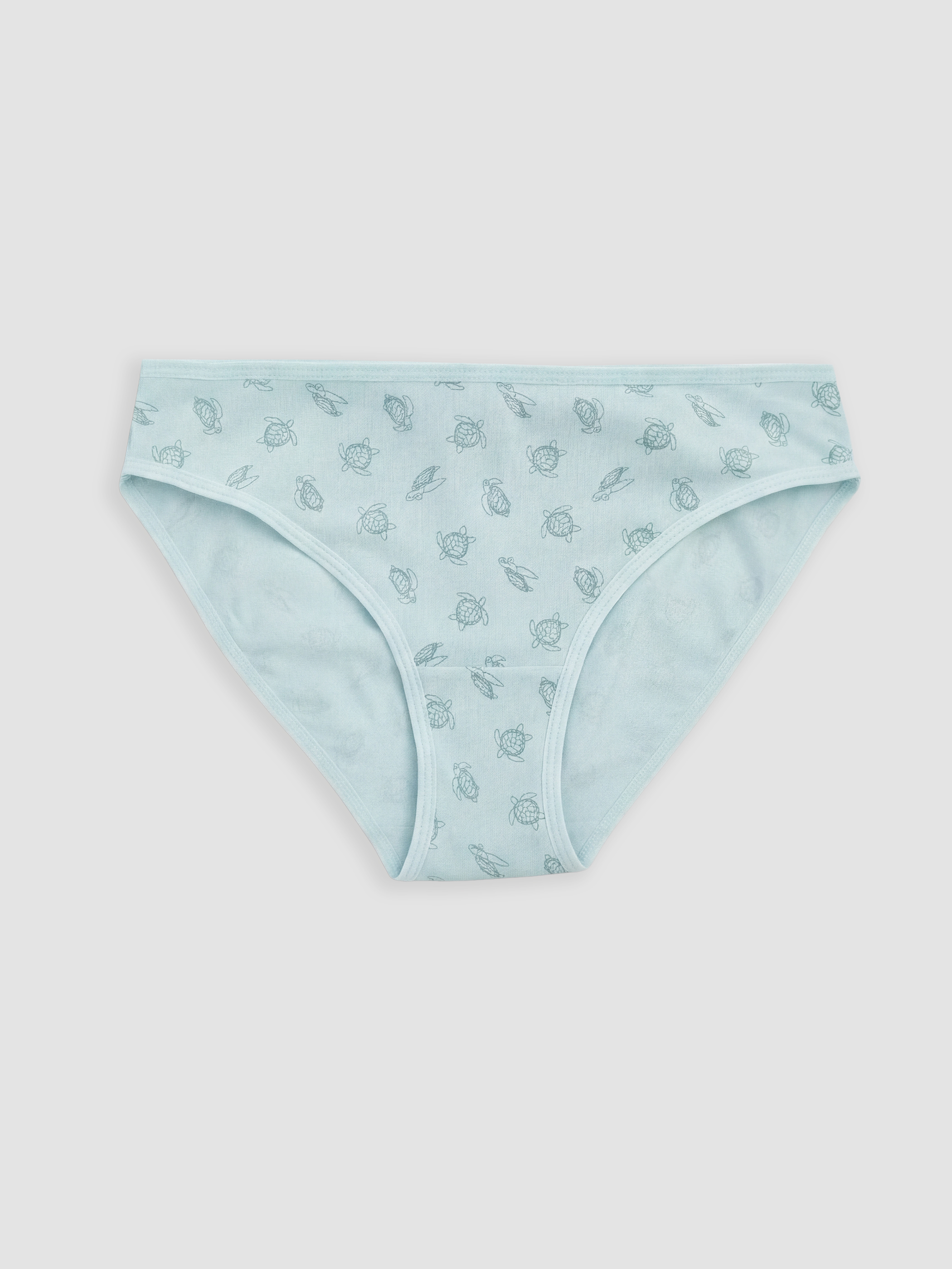 Mavi Baskılı Bikini Külot 5'li-1