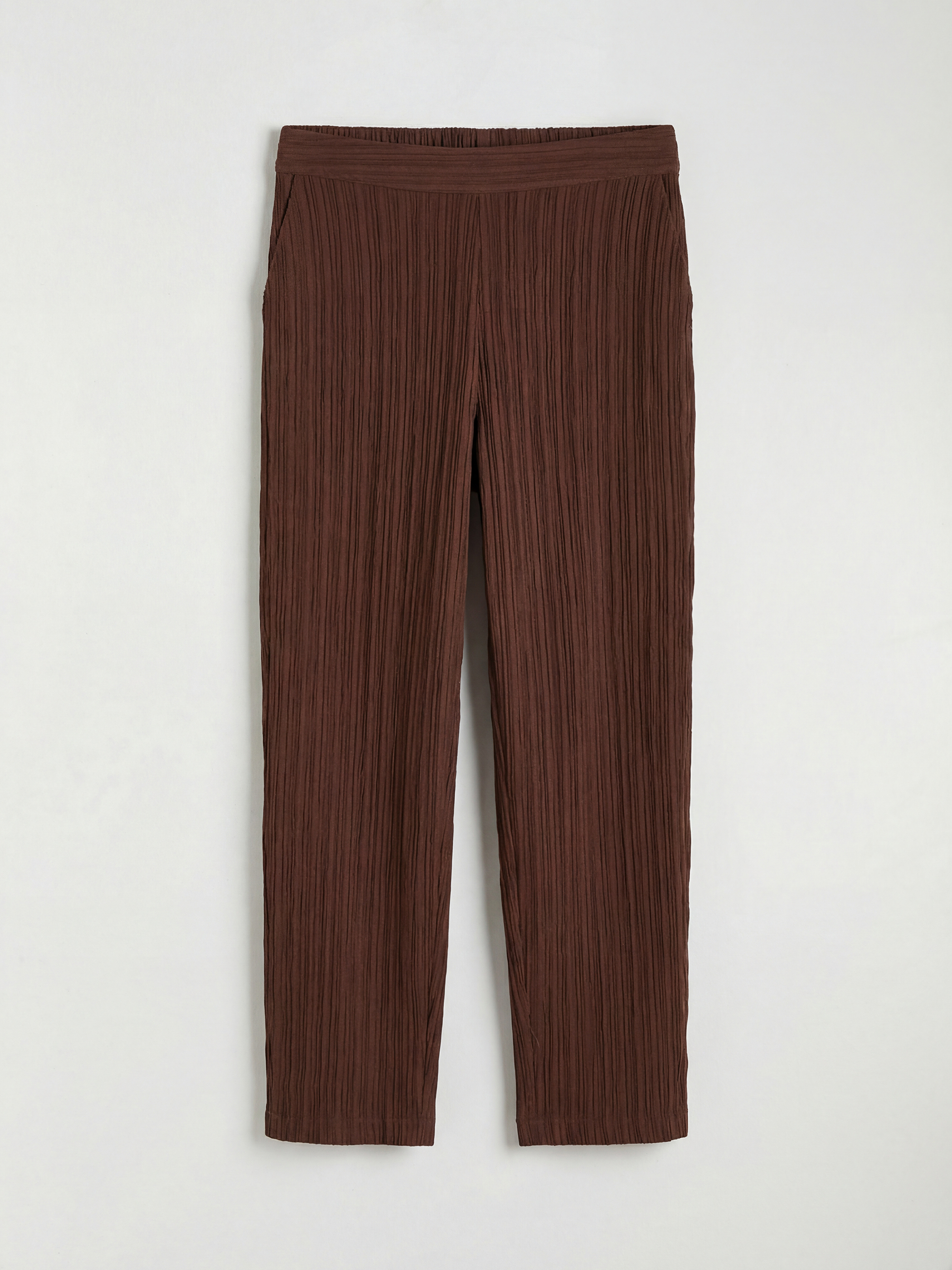 Woman BROWN Trousers-4