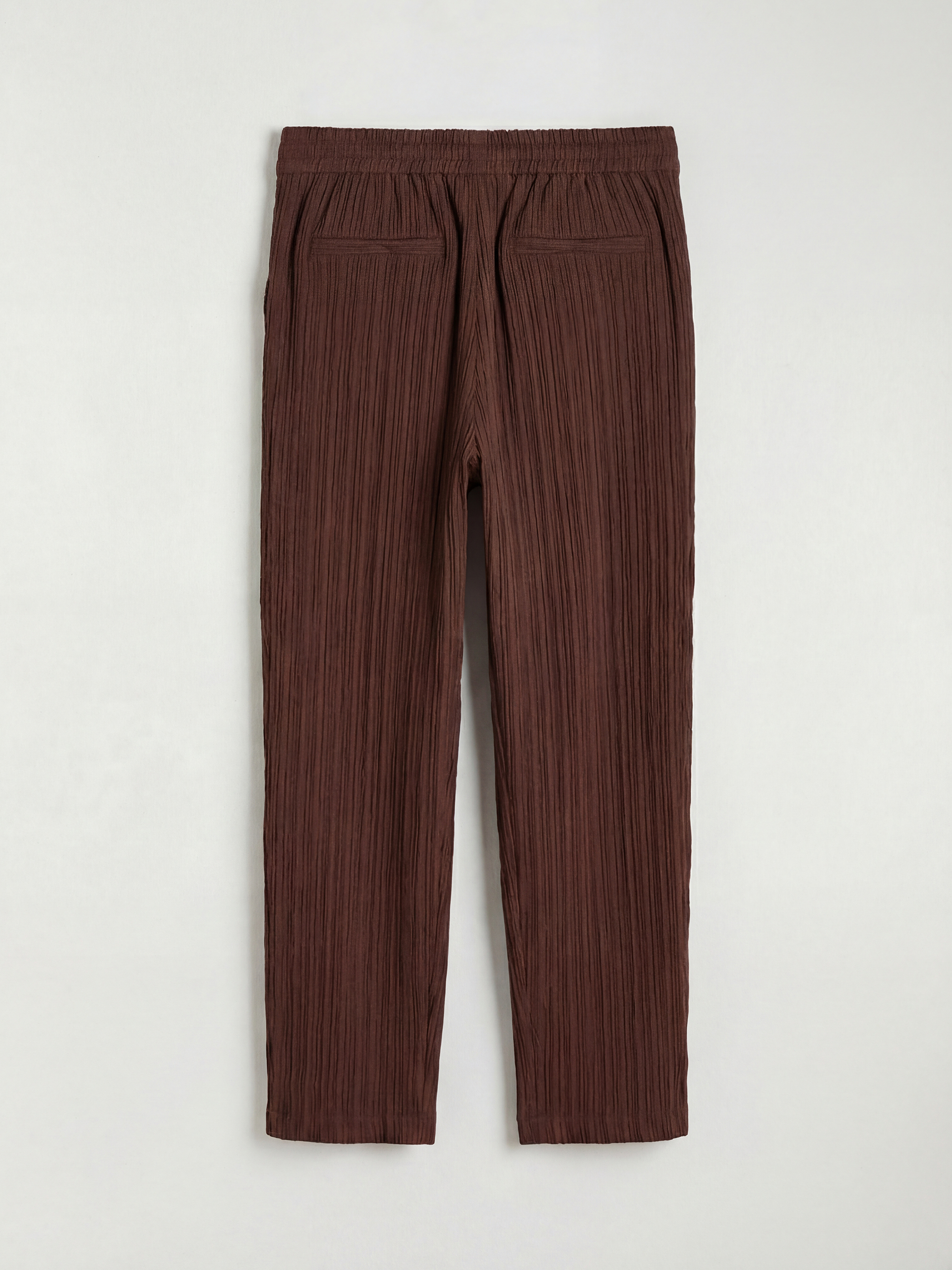 Woman BROWN Trousers-5