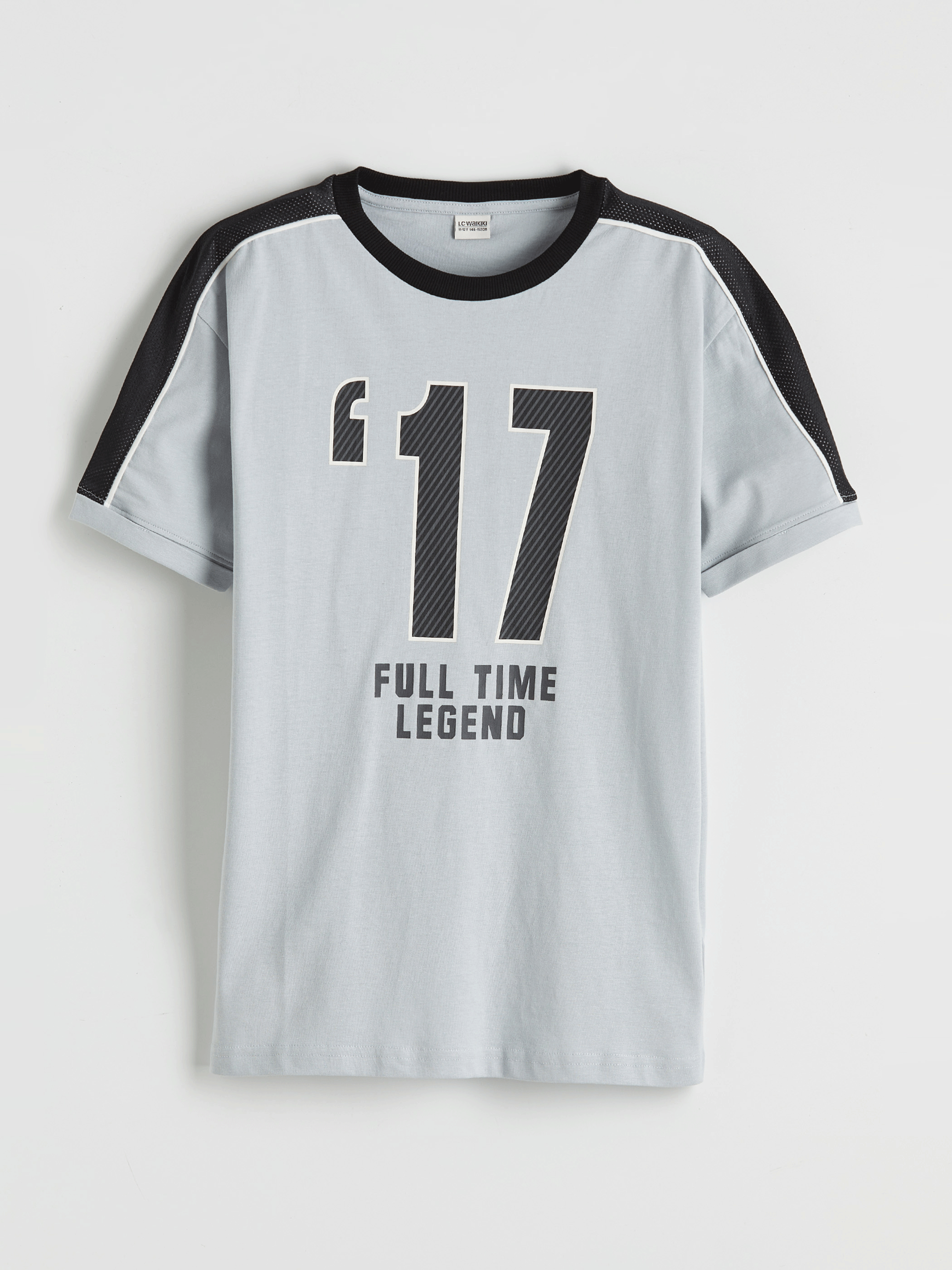 Футболка с круглым вырезом с принтом для мальчиков-1