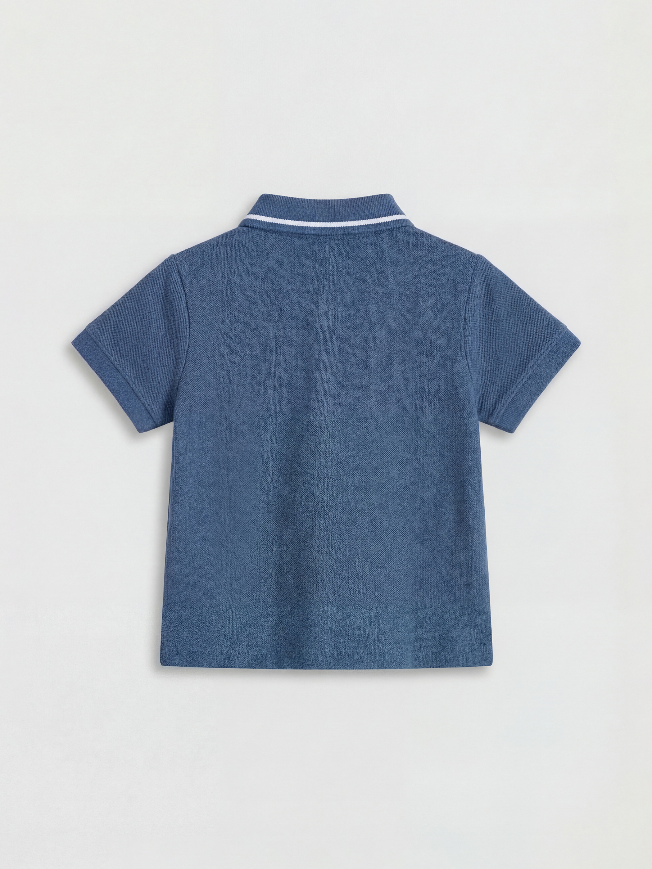 Lacivert Polo Yaka Erkek Bebek Tişört ve Pantolon-2