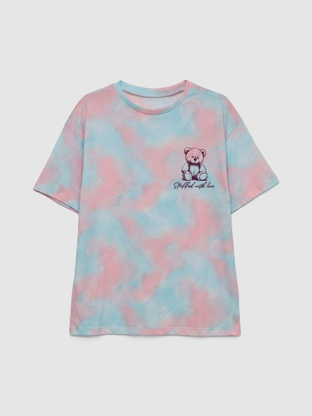 Crew Neck Girls' T-Shirt-1