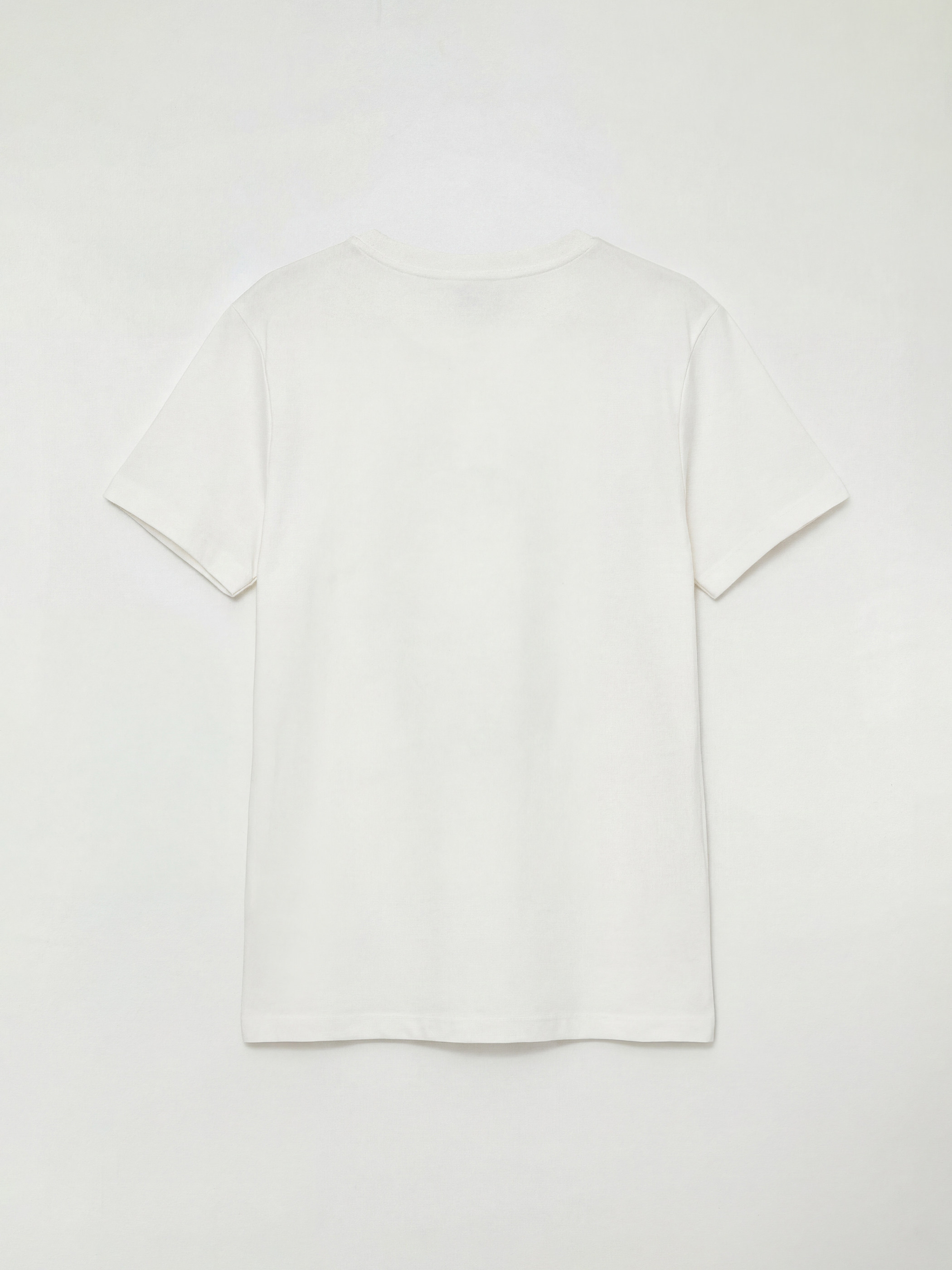 Ekru Bisiklet Yaka Atatürk Baskılı Erkek Çocuk Tişört-1