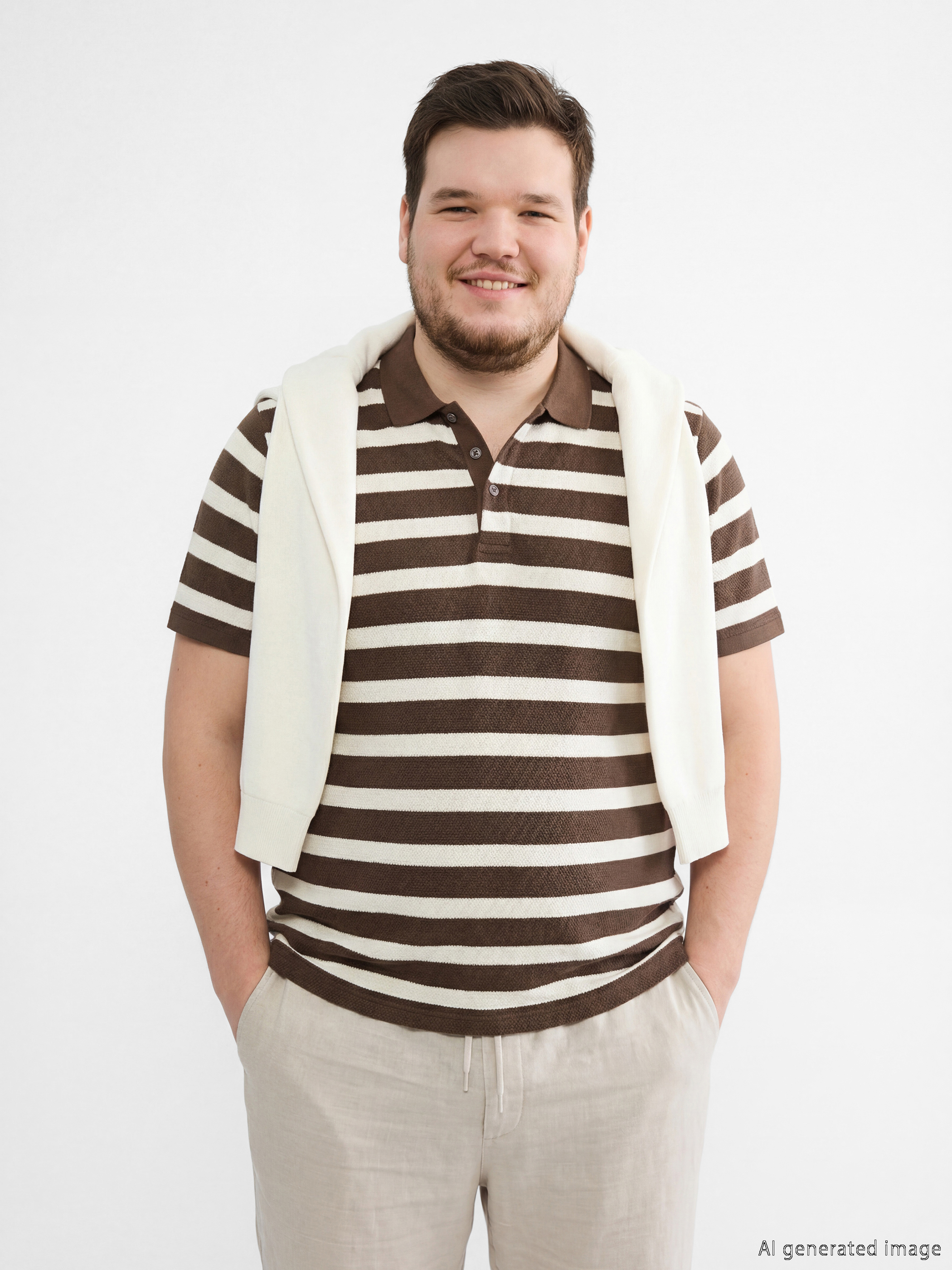 LCWAIKIKI Classic Polo Yaka Çizgili Erkek Tişört - S6BN92Z8-LEW