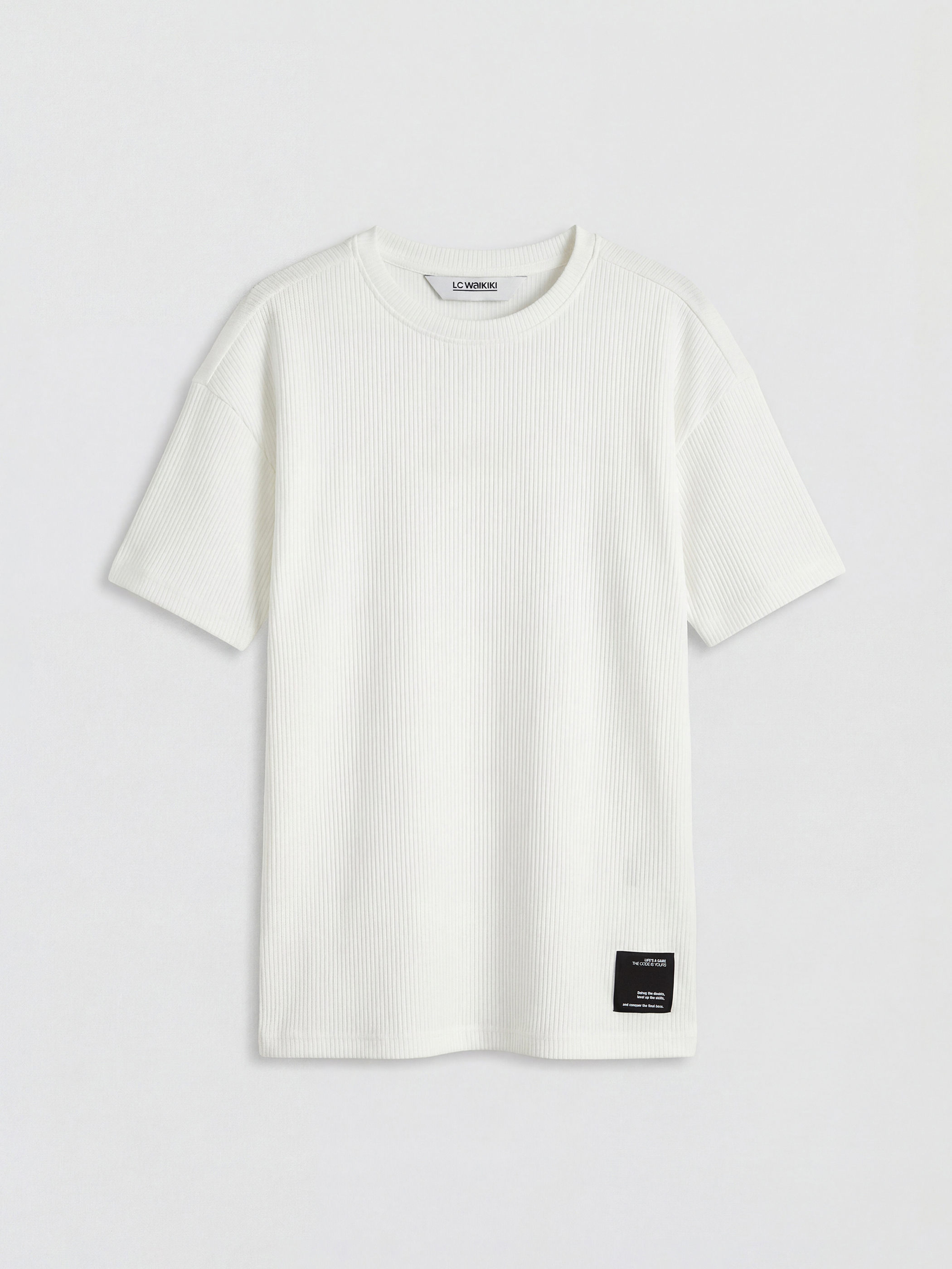 LCW Kids Erkek Çocuk Dokulu Tişört - S6BO46Z4-R9J