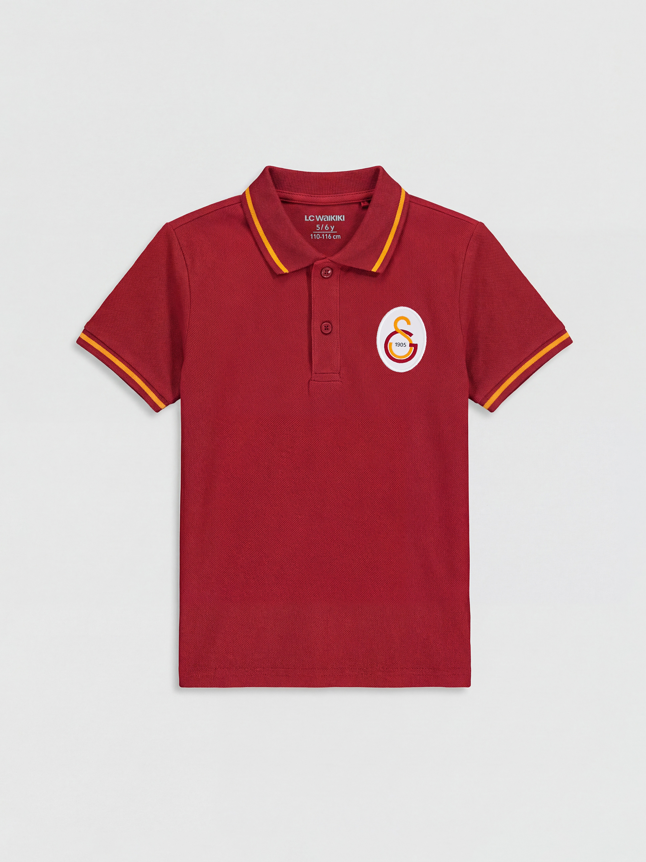 LCW Kids Polo Yaka Galatasaray Baskılı Erkek Çocuk Tişört - S6BP10Z1-VAD