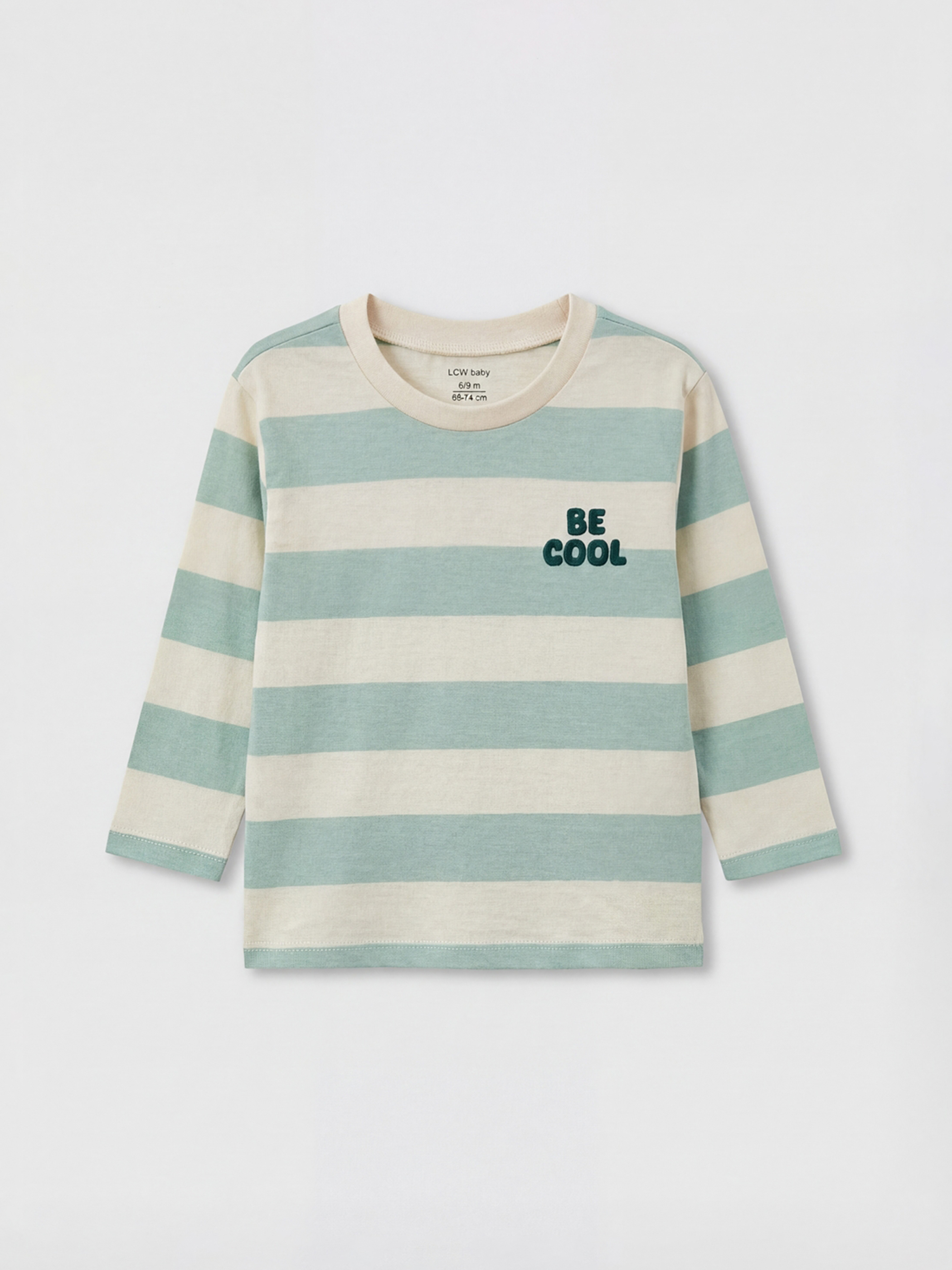 LCW baby Striped Baby Boy Tee and Trousers - S6BS47Z1-LFD