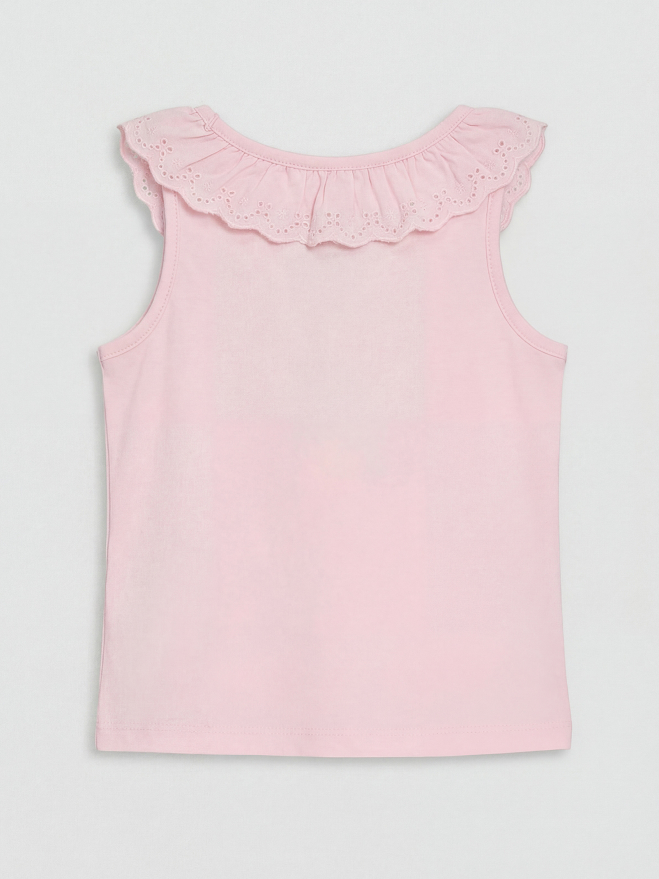 Débardeur à col rond pour filles-1