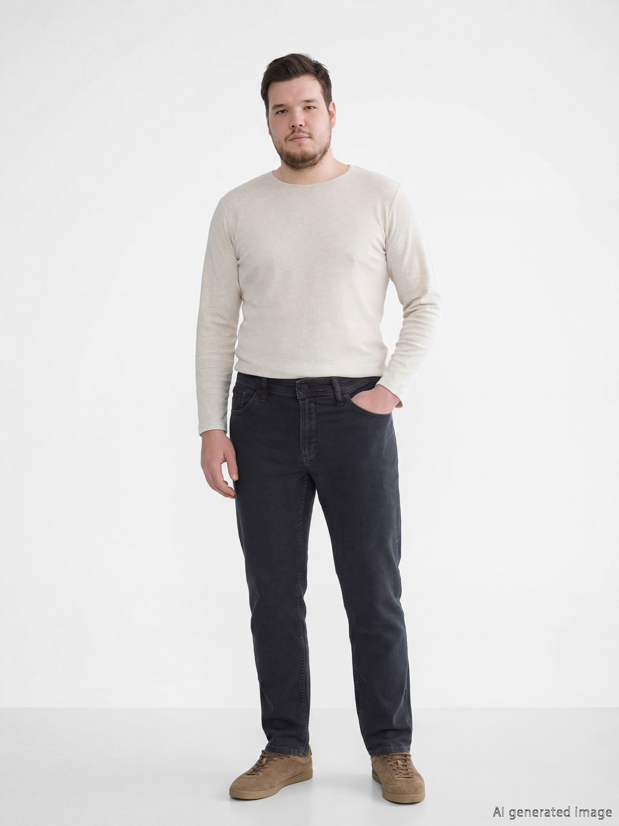 Gri 779 Regular Fit Erkek Jean Pantolon-2