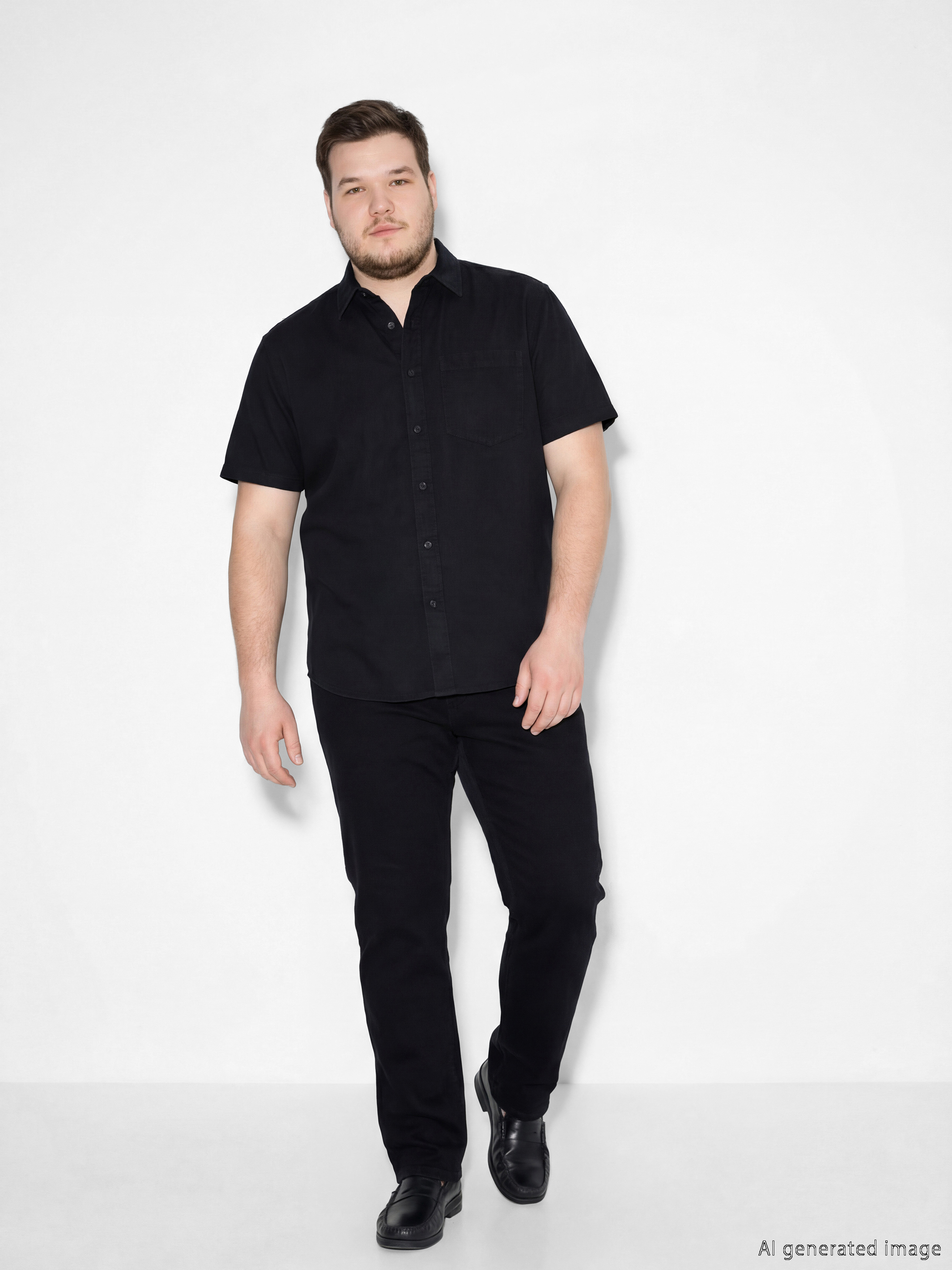 Siyah 779 Regular Fit Erkek Jean Pantolon-1