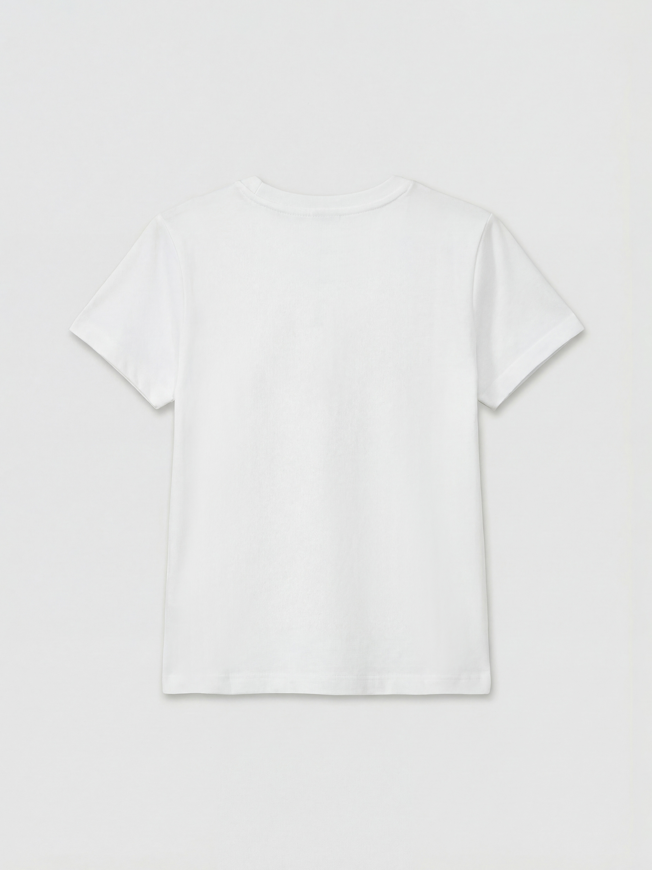 T-shirt E Stampuar Me Jakë Të Rrumbullakët Për Vajza-1