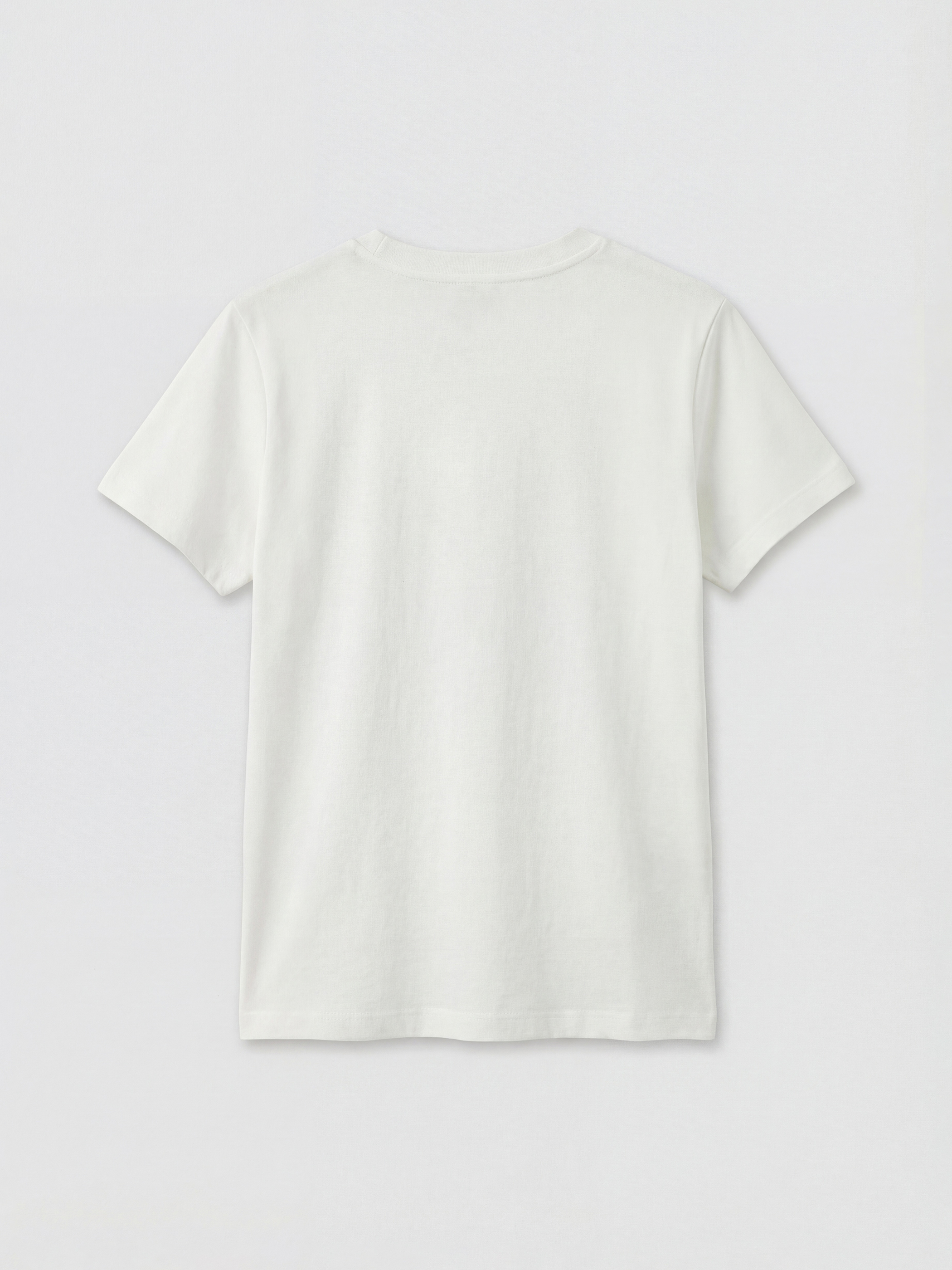 Crew Neck Printed Girl's T-Shirt-1