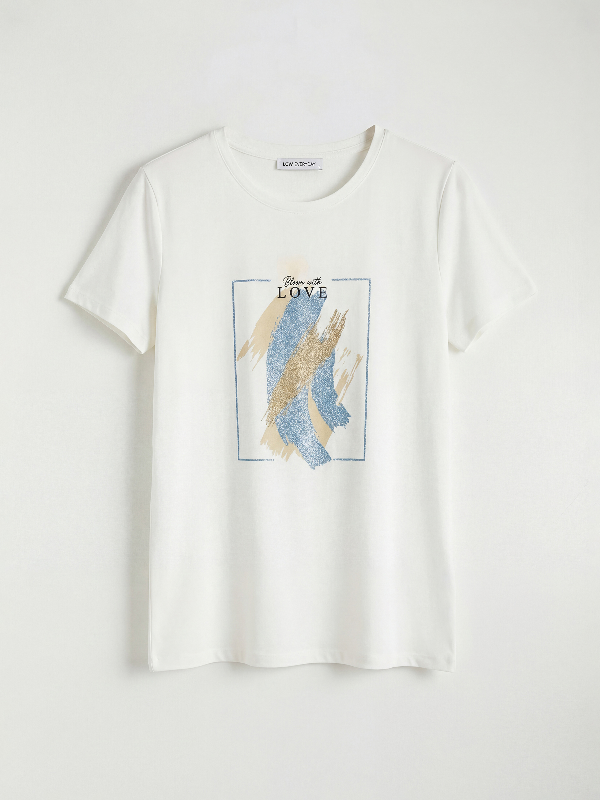 Woman ECRU T-Shirt-4