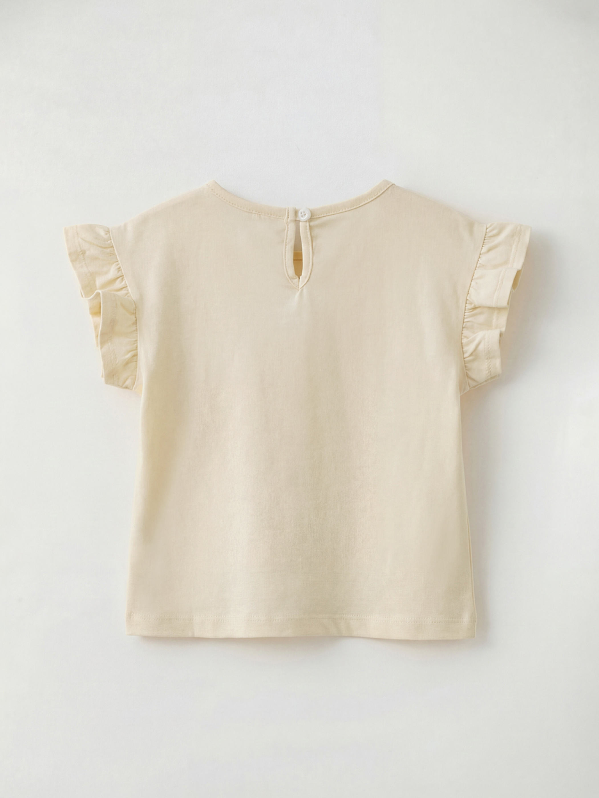 Printed Ruffle Baby Girl T-shirt and Shorts-2