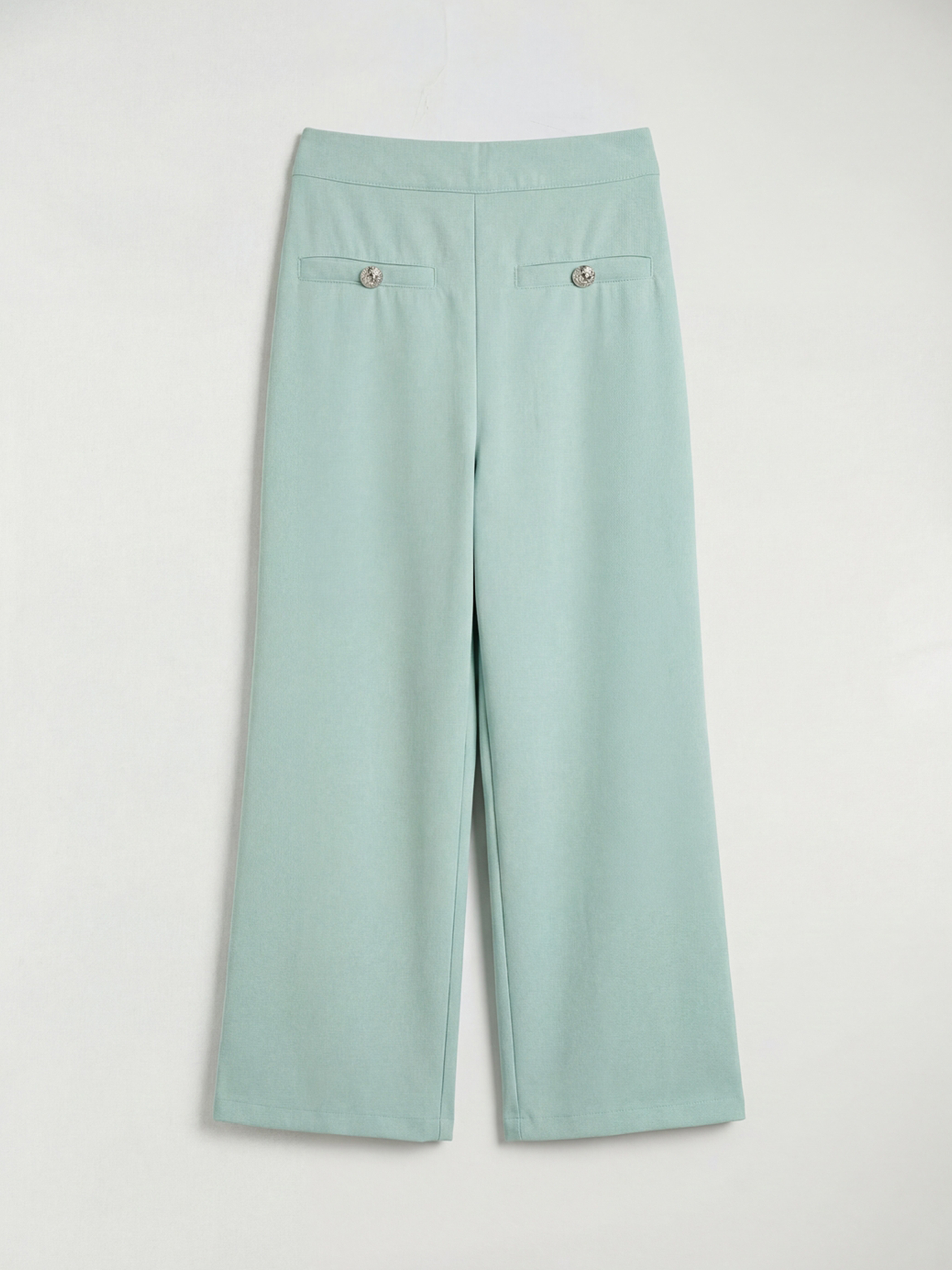 Pantalon Fille À Taille Élastiquée Coupe Ample-1