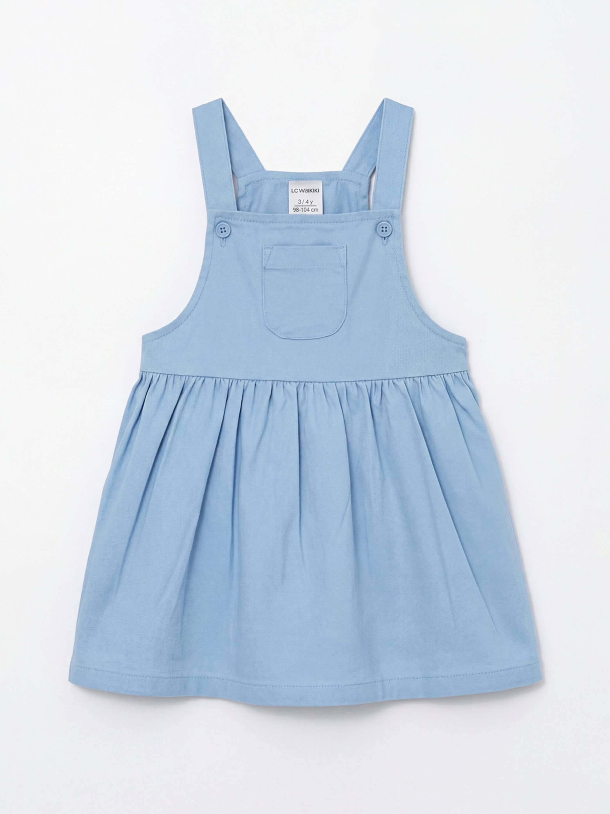 Gabardin Kız Çocuk Elbise Ve Tişört-3