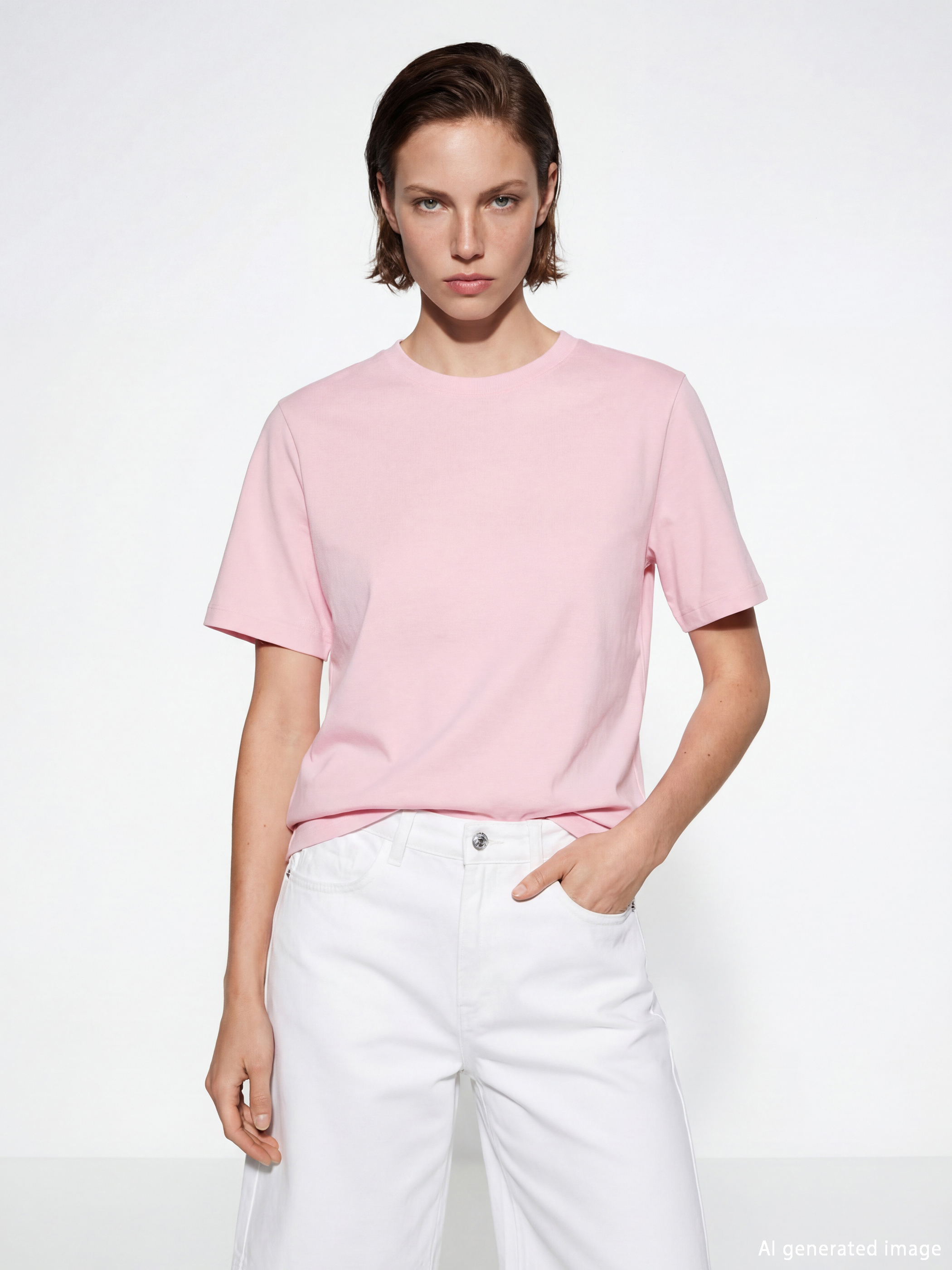 LCW Vision T-shirt ROSE Femme - S6CD52Z8-QWN