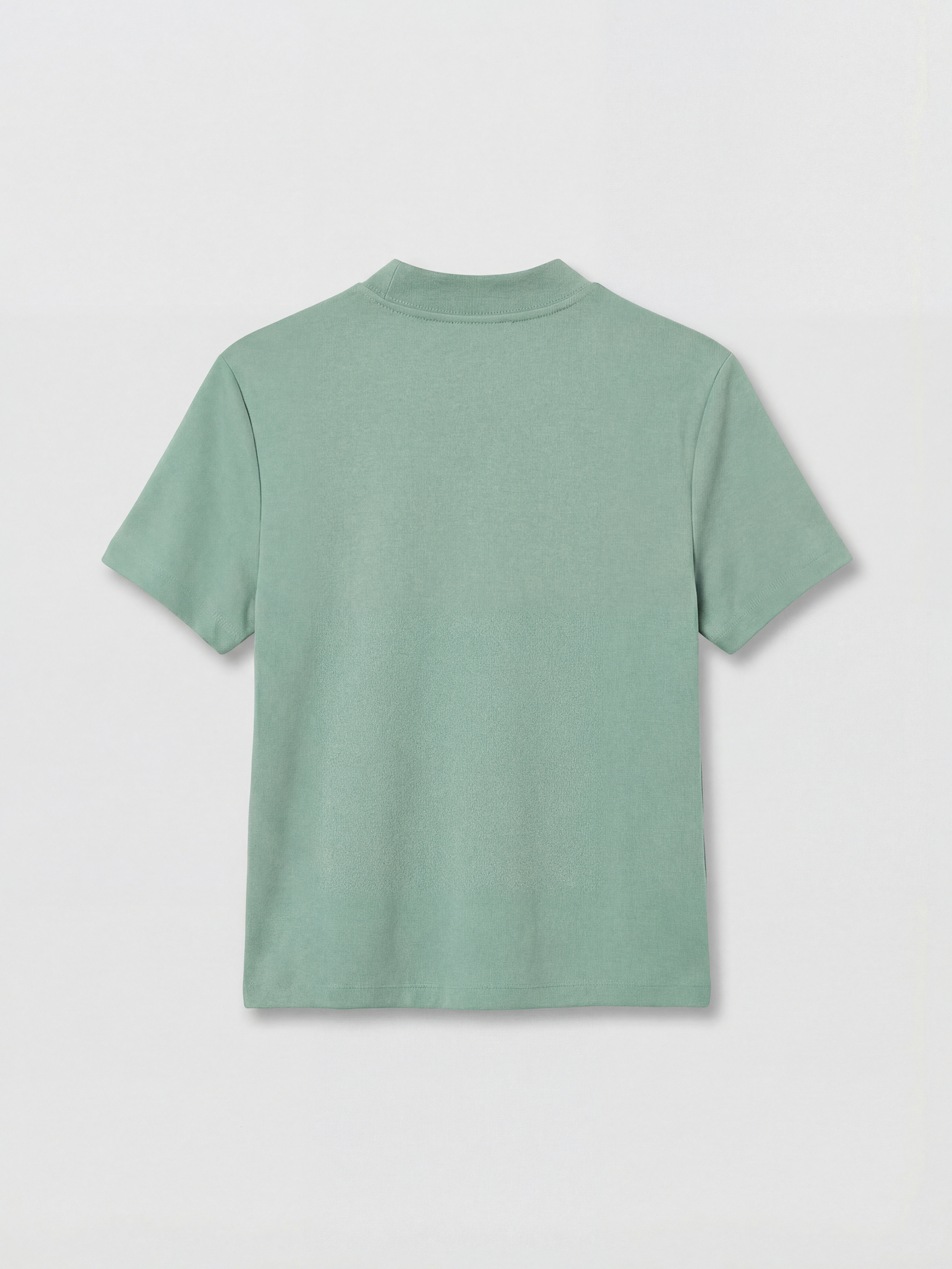 Mock Neck Woman T-Shirt-5