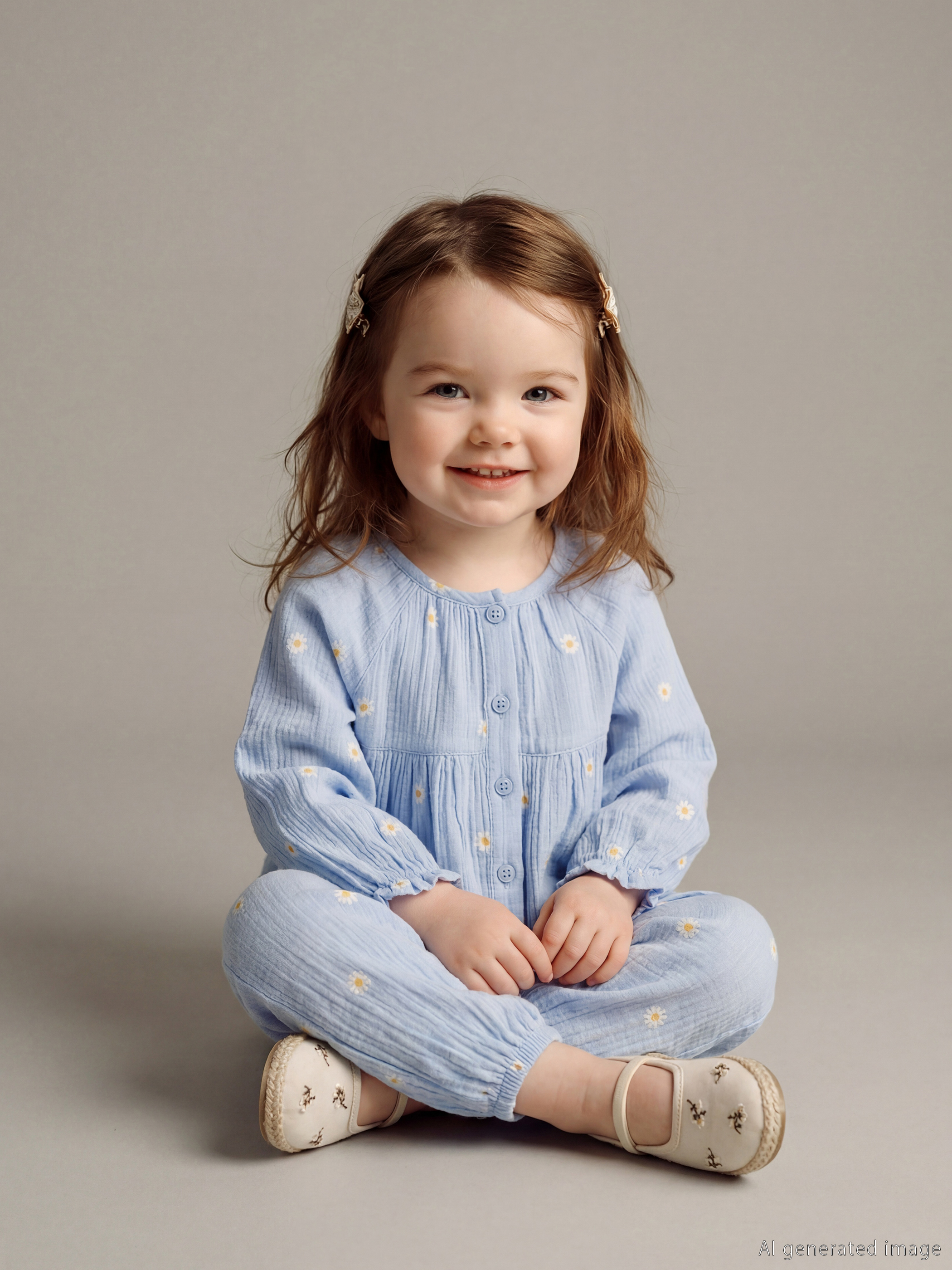 LCW baby Çiçekli Kız Bebek Gömlek ve Pantolon - S6CG00Z1-LQQ