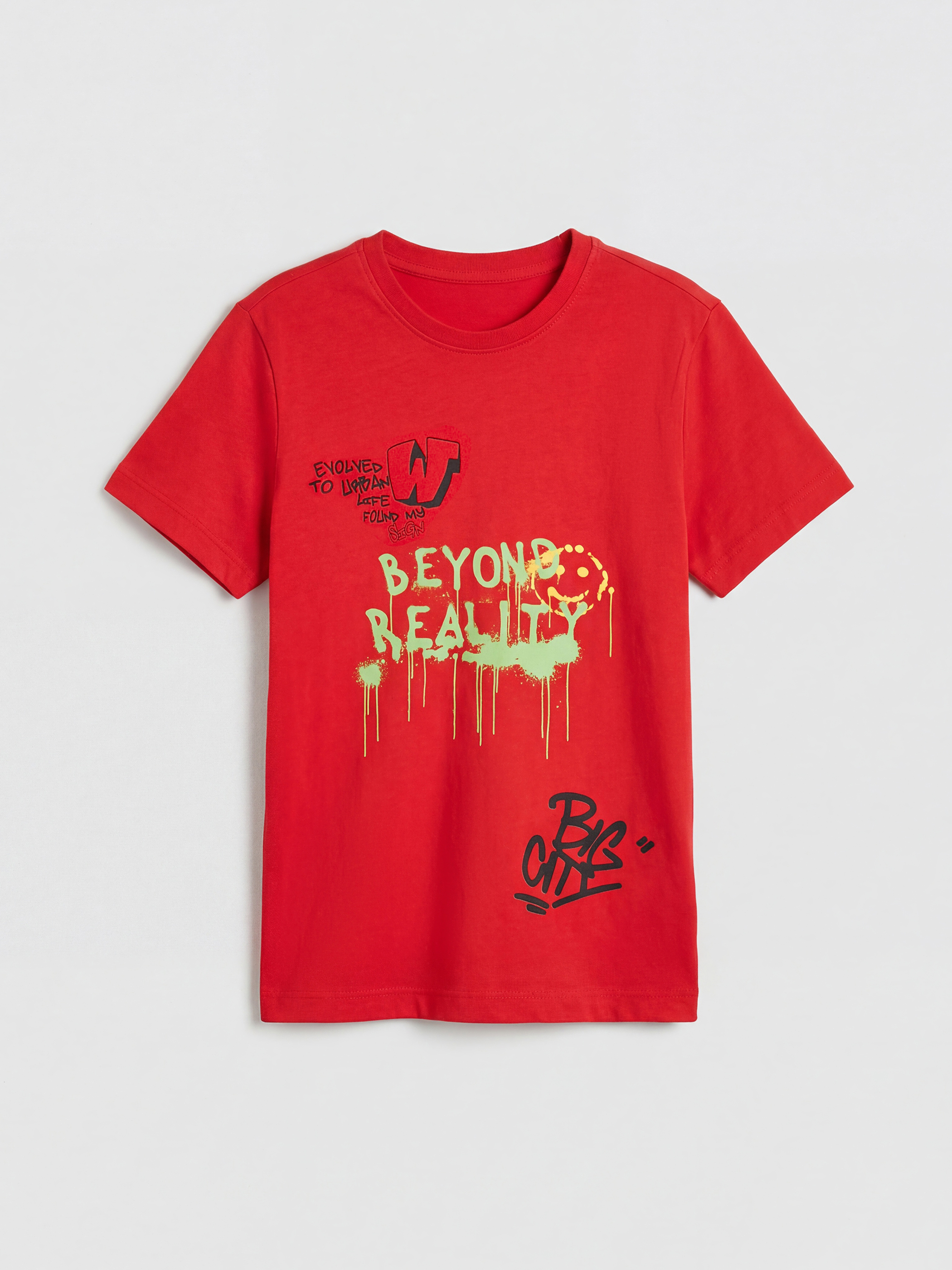 LC WAIKIKI Kısa Kollu Bisiklet Yaka Erkek Çocuk Tişört - S6CG56Z4-GZX