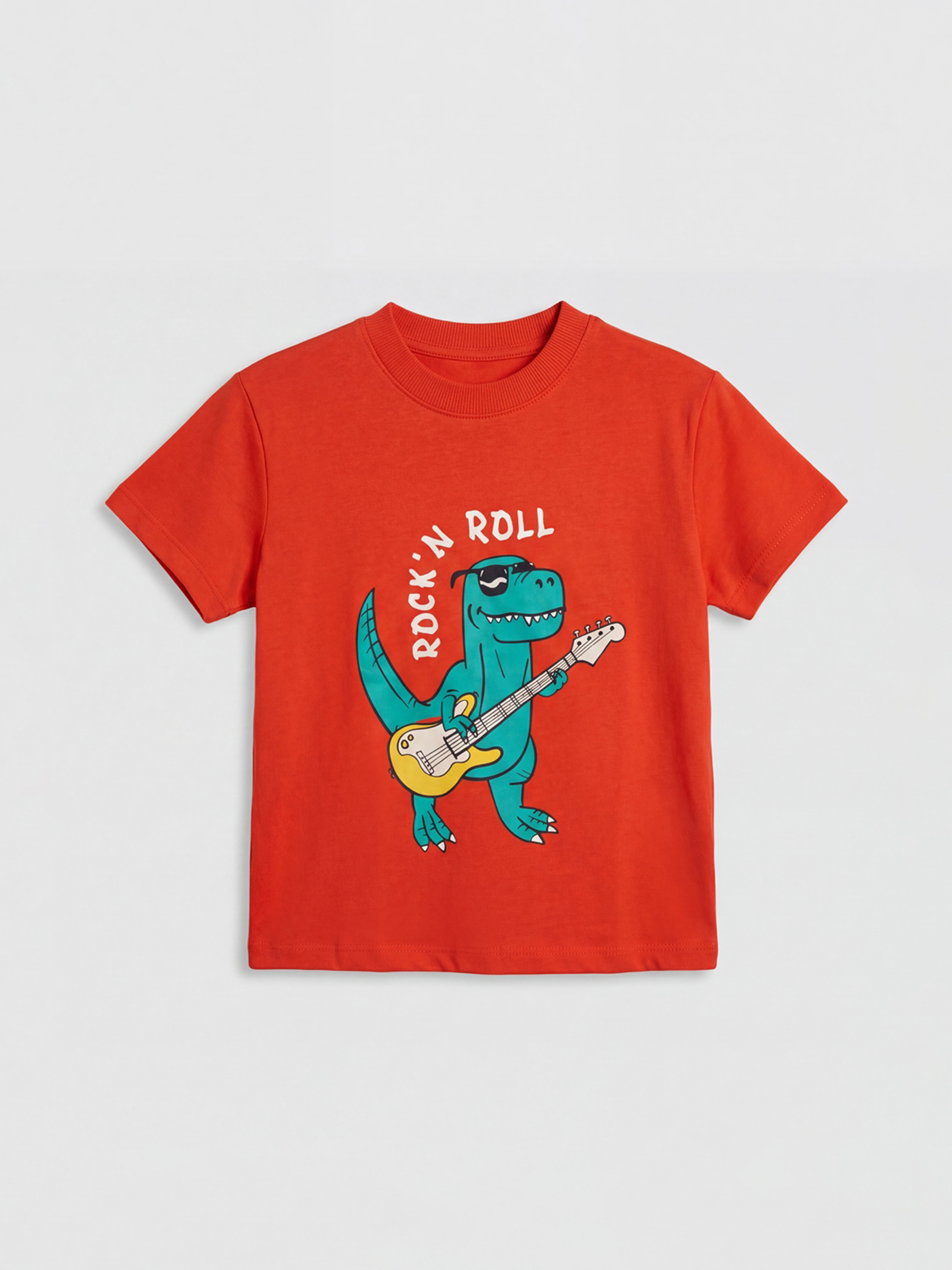 LCW Kids Boy ORANGE T-Shirt - S6CI71Z1-GRM