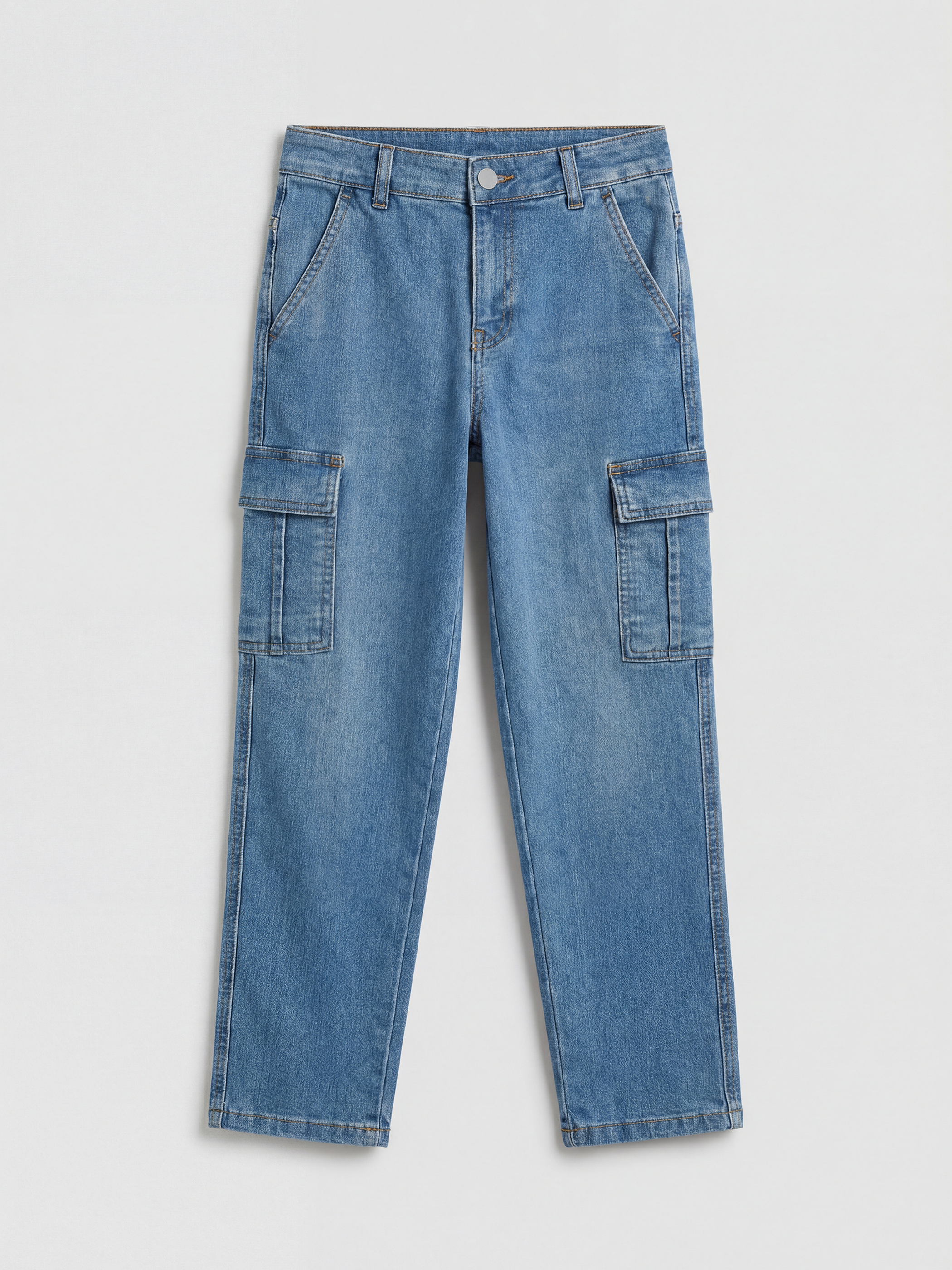 Boys' Cargo Jean Trousers-1