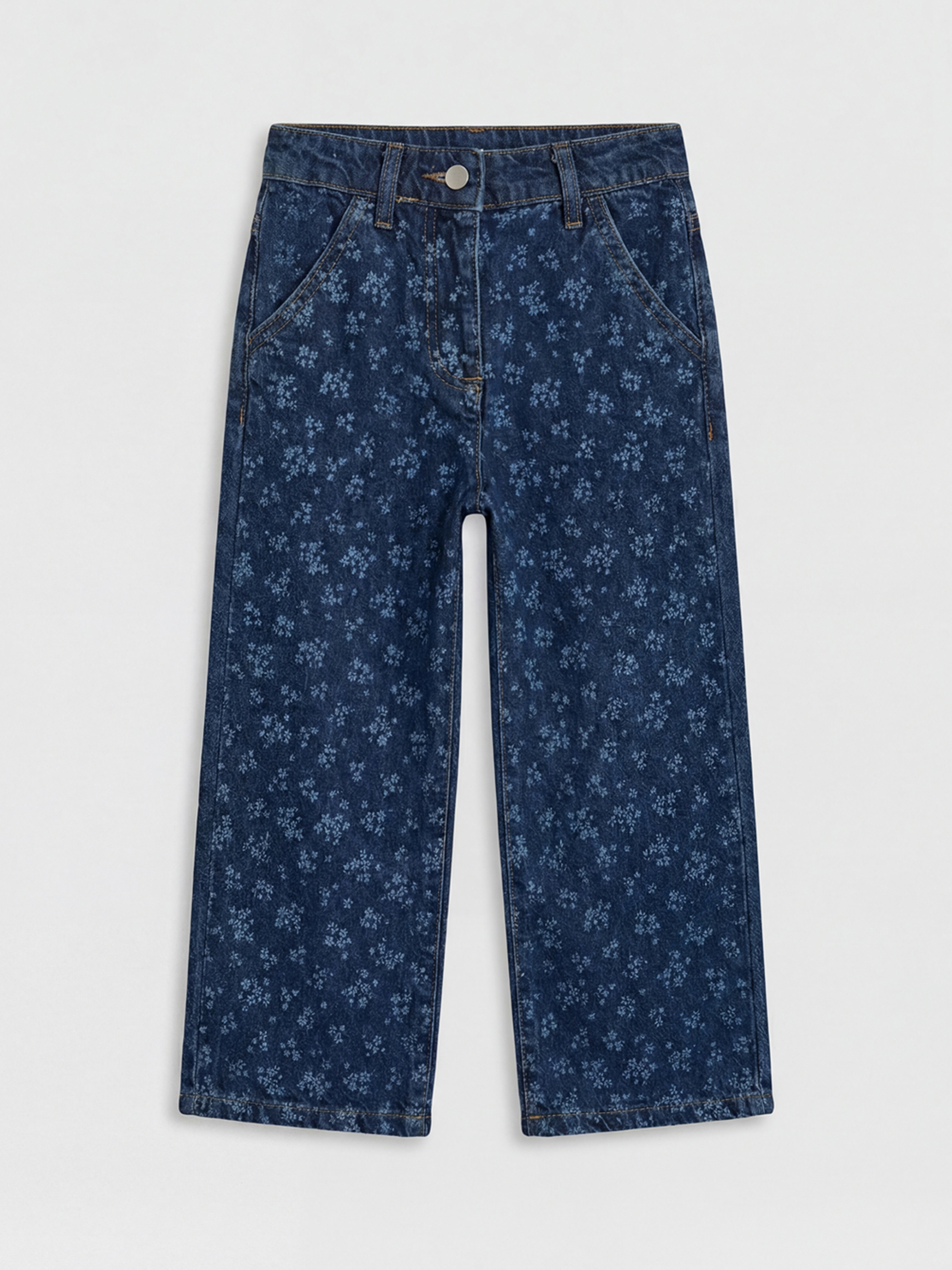 LCW Kids بنطلونات جينز واسعة للبنات - S6CK08Z1-507