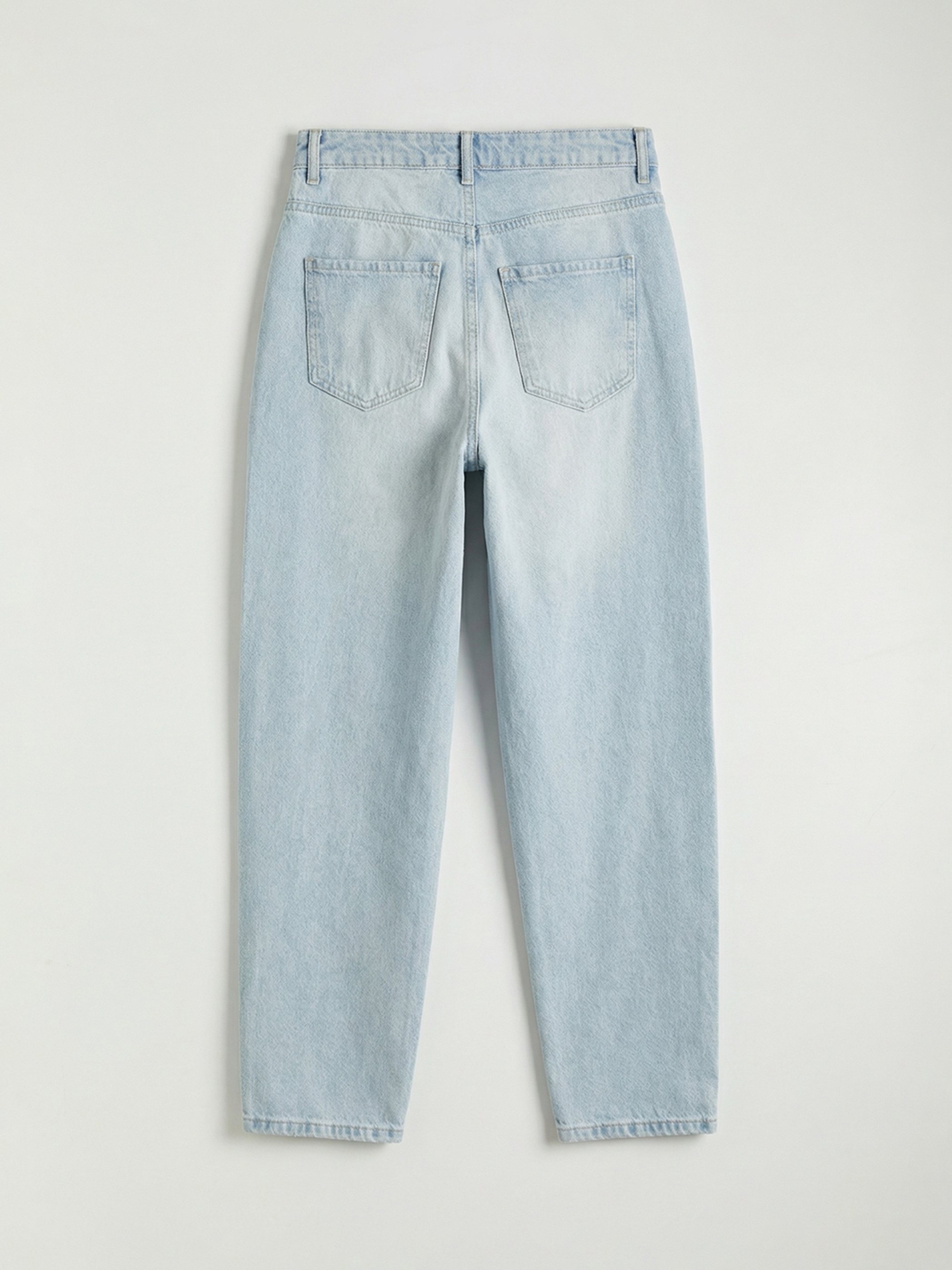 İndigo Boyfriend Yırtık Detaylı Kadın Jean Pantolon-1