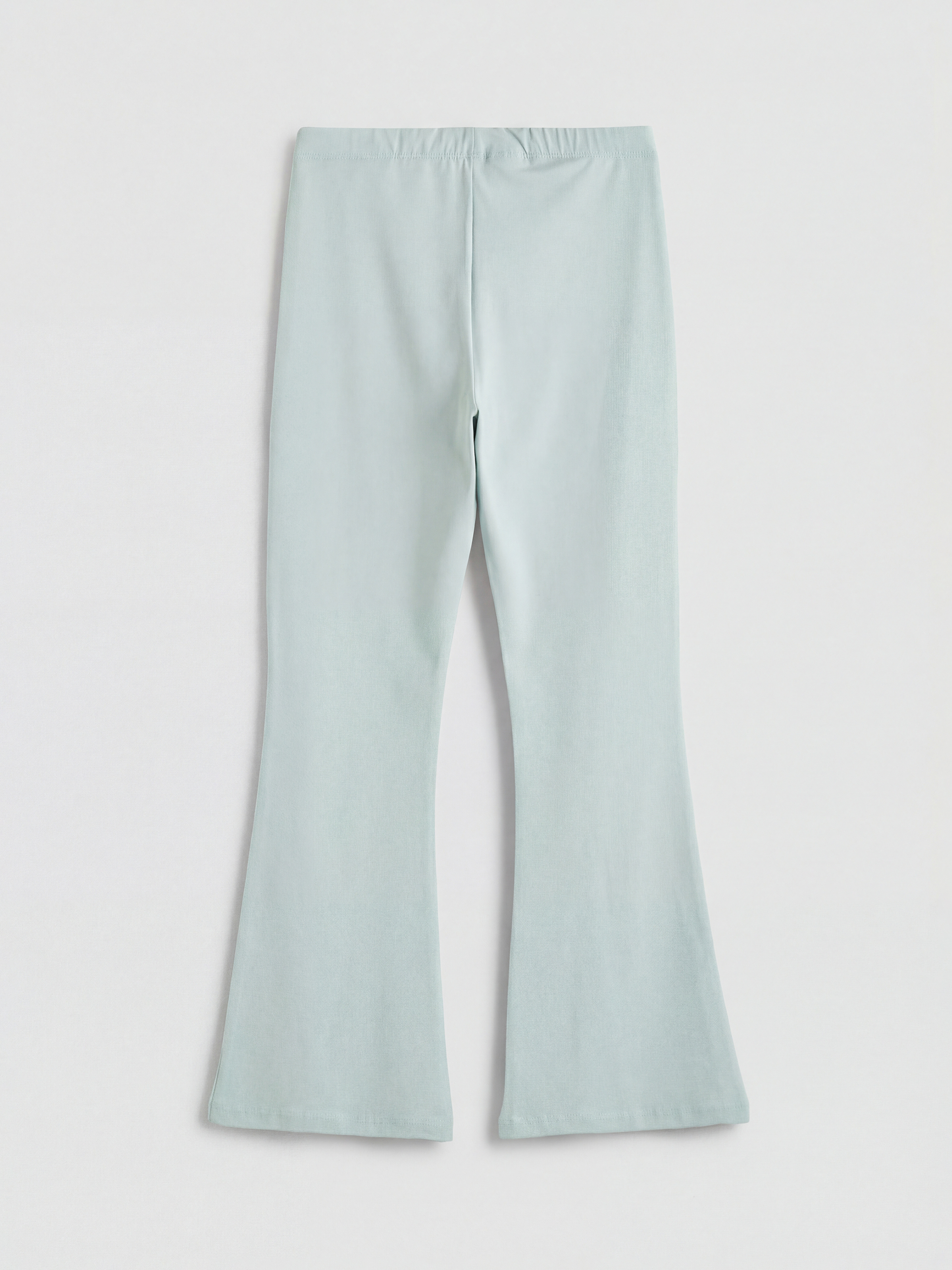 Mavi Kız Çocuk Beli Lastikli İspanyol Paça Tayt-1