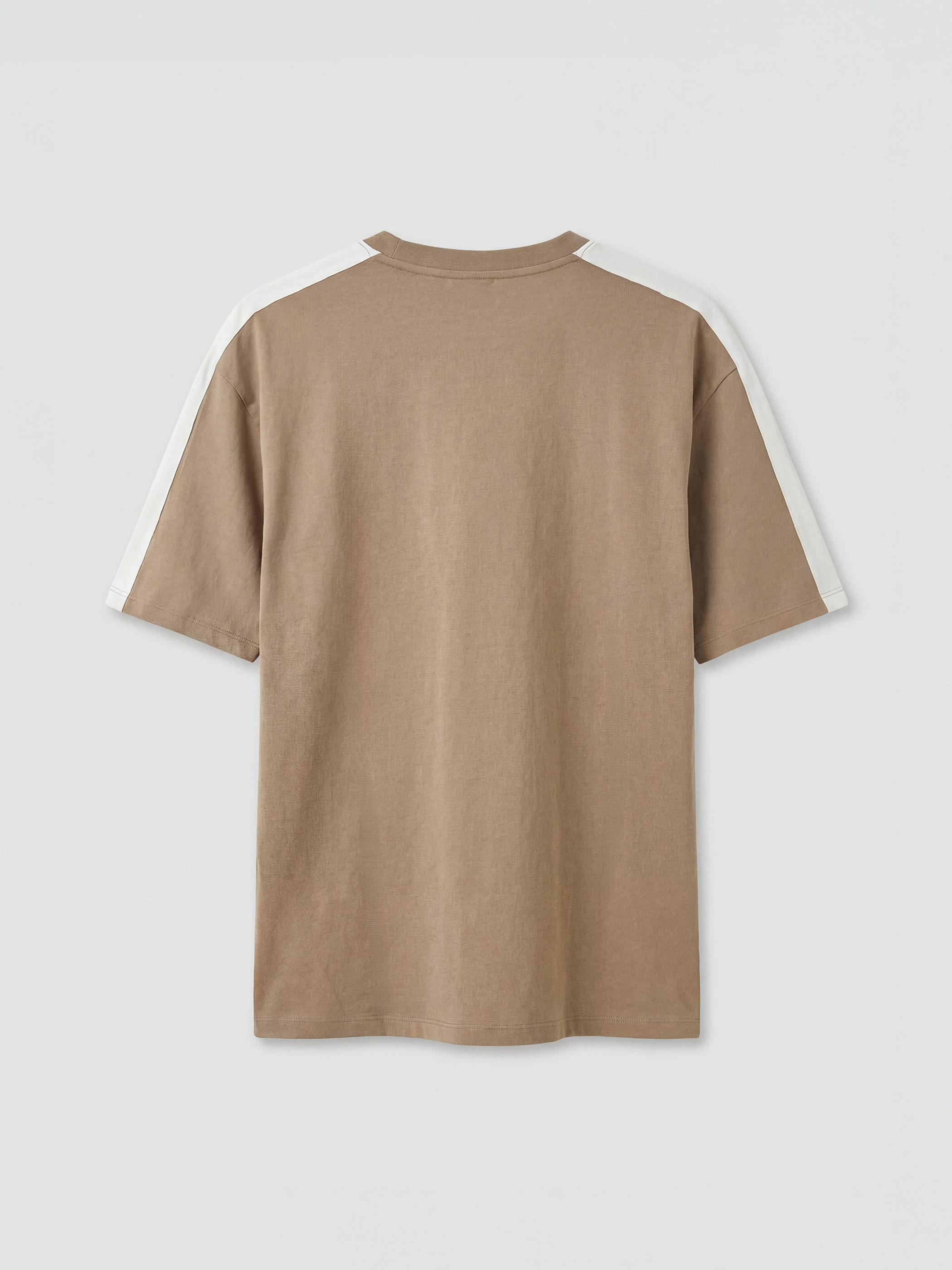 Bisiklet Yaka Baskılı Erkek Tişört-5