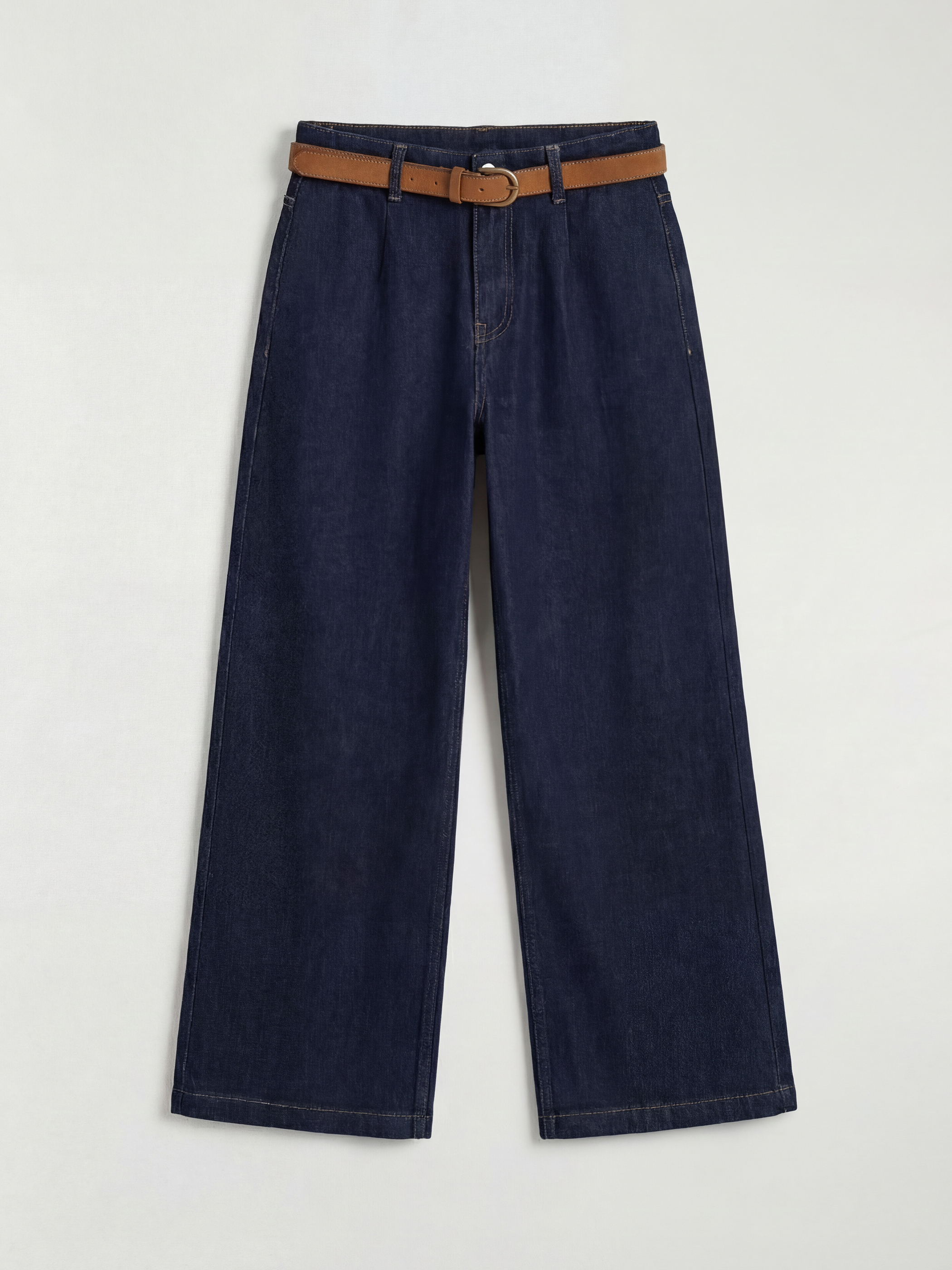 LCW Jeans Beli Kemerli Wideleg Kadın Jean Pantolon	 - S6CN10Z8-309