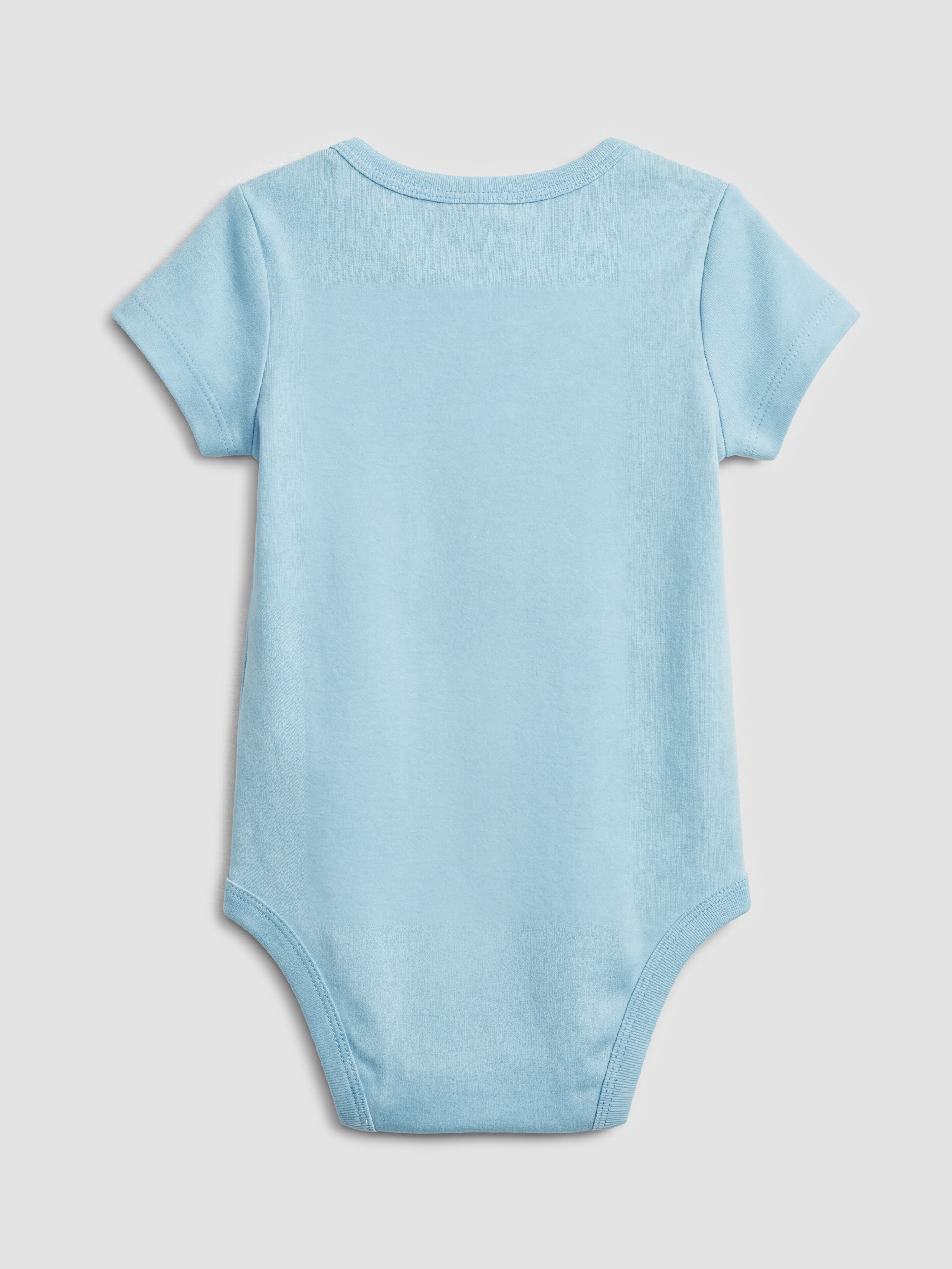 Mavi Bisiklet Yaka Erkek Bebek Çıtçıtlı Body-1