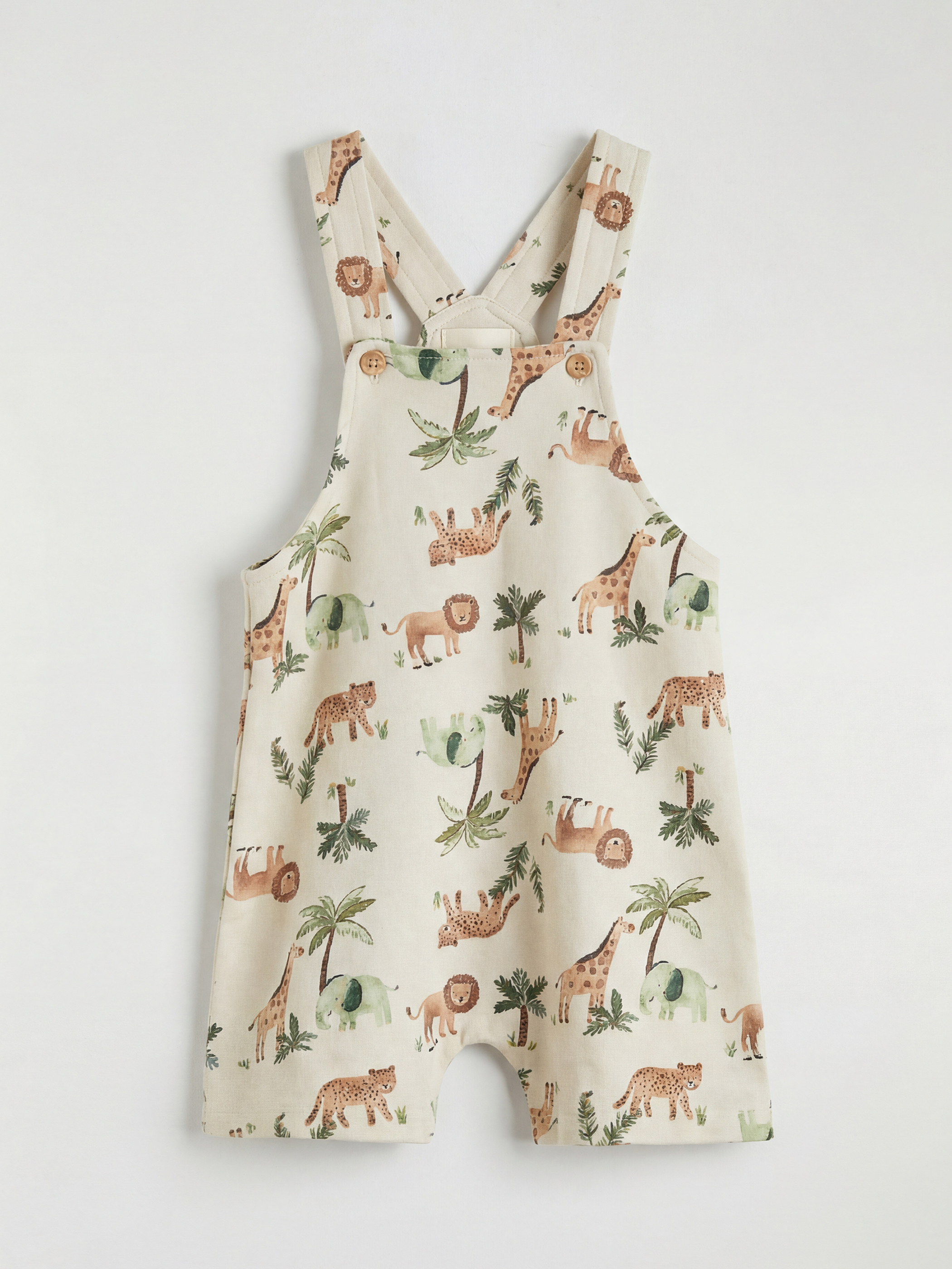 LCW baby Desenli Askılı Erkek Bebek Tulum - S6CP50Z1-LQB