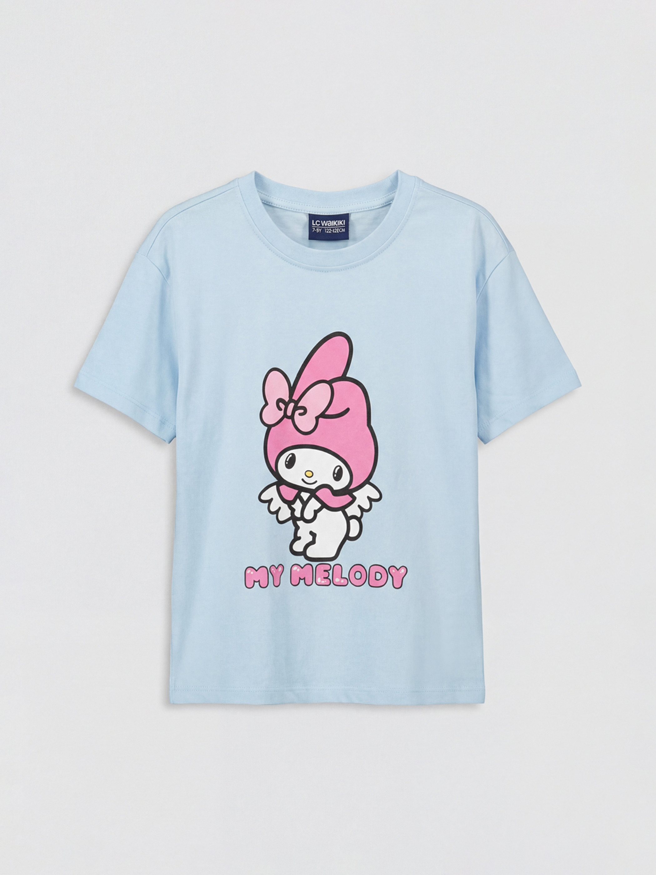 طقم بيجاما قصير بناتي بطبعة ماي ميلودي-2