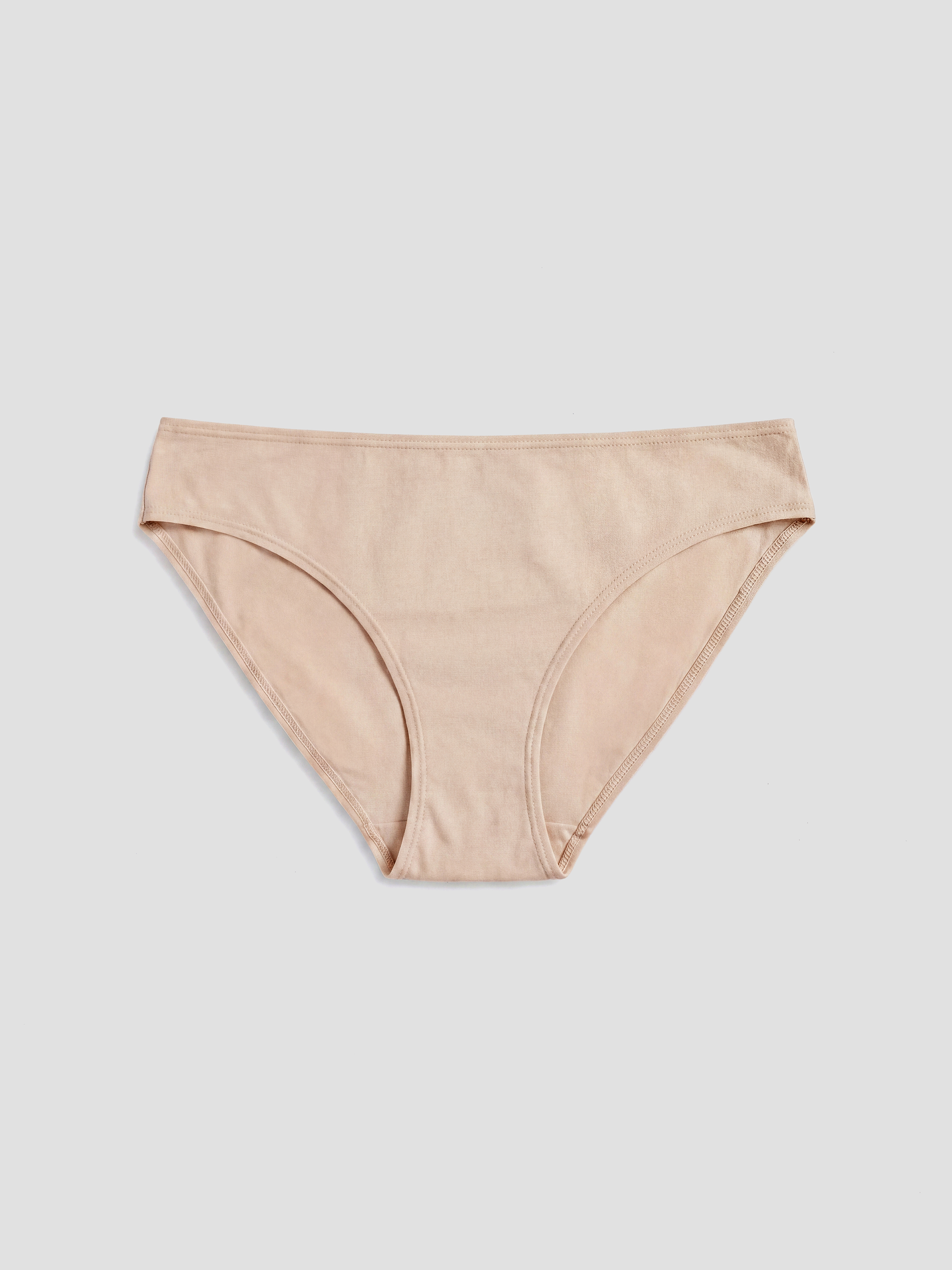 Kahverengi Düz Bikini Külot