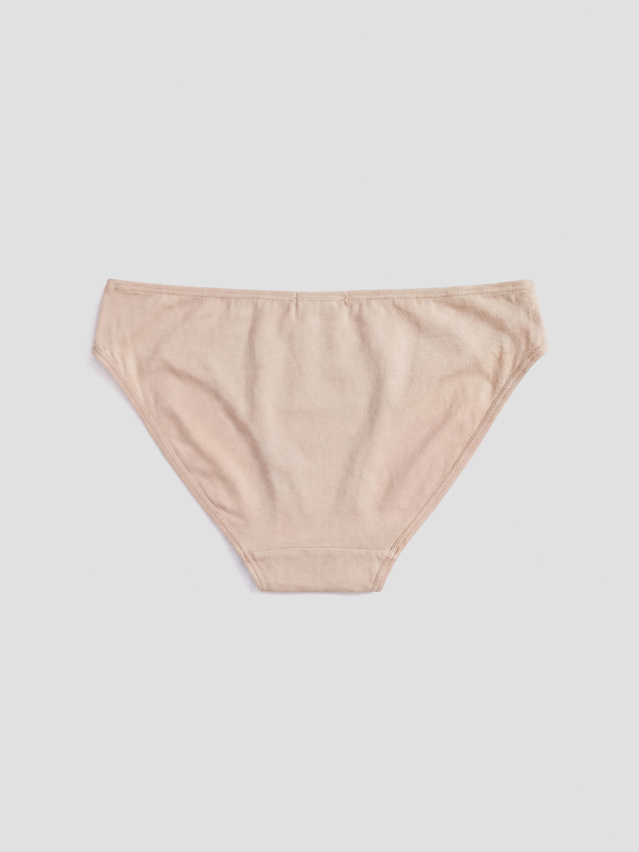 Kahverengi Düz Bikini Külot-1