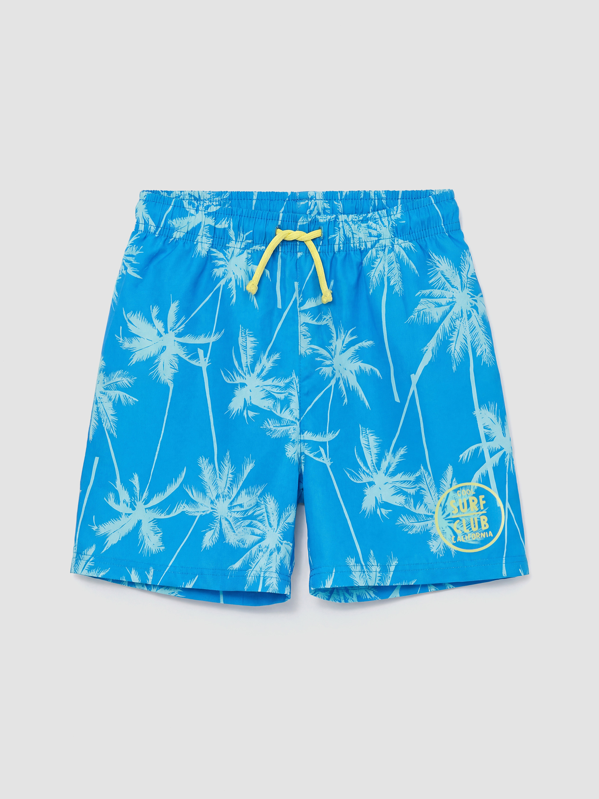 Printed Boys' Swim Shorts-1
