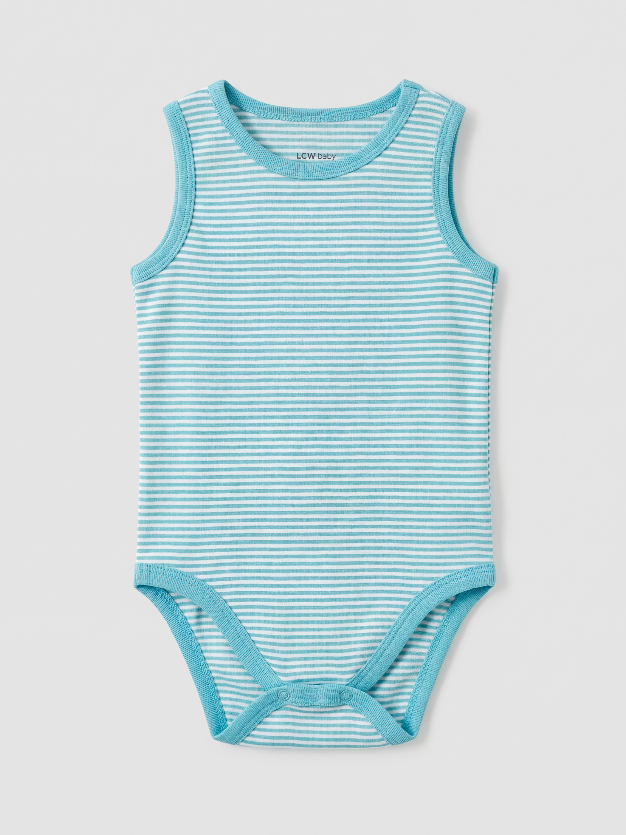 Ekru Desenli Erkek Bebek Çıtçıtlı Body 3'lü-6