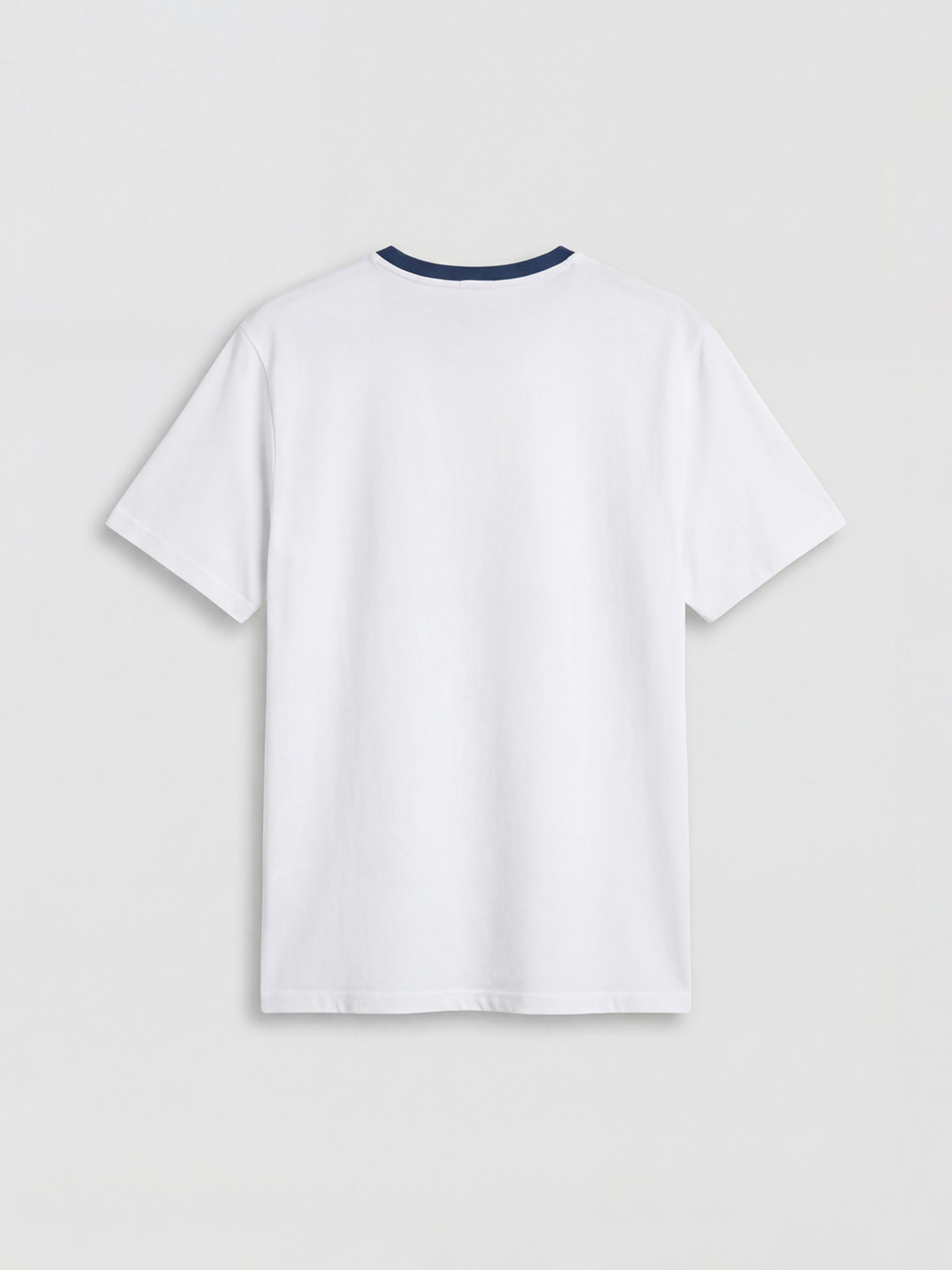 Bisiklet Yaka Erkek Baskılı Tişört-5