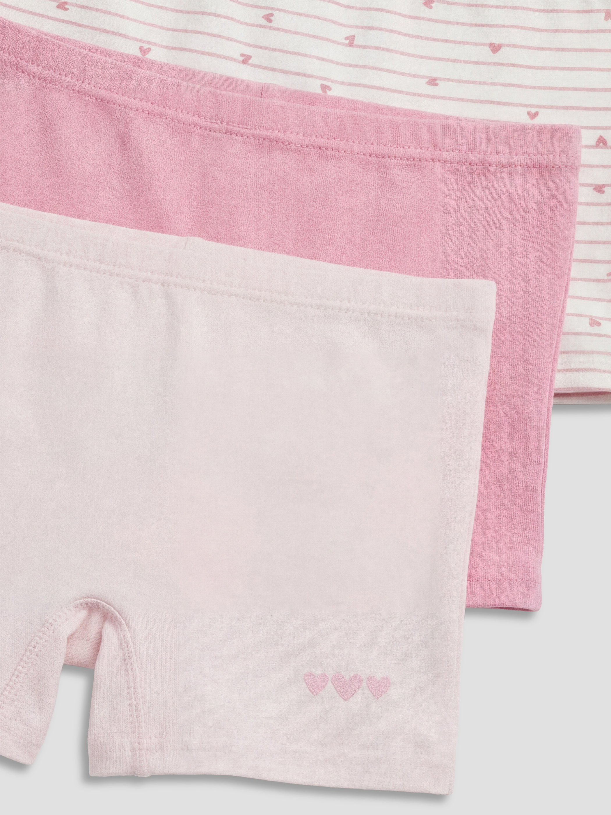 Printed Girls' Boxer Trunks 3-Pack-8