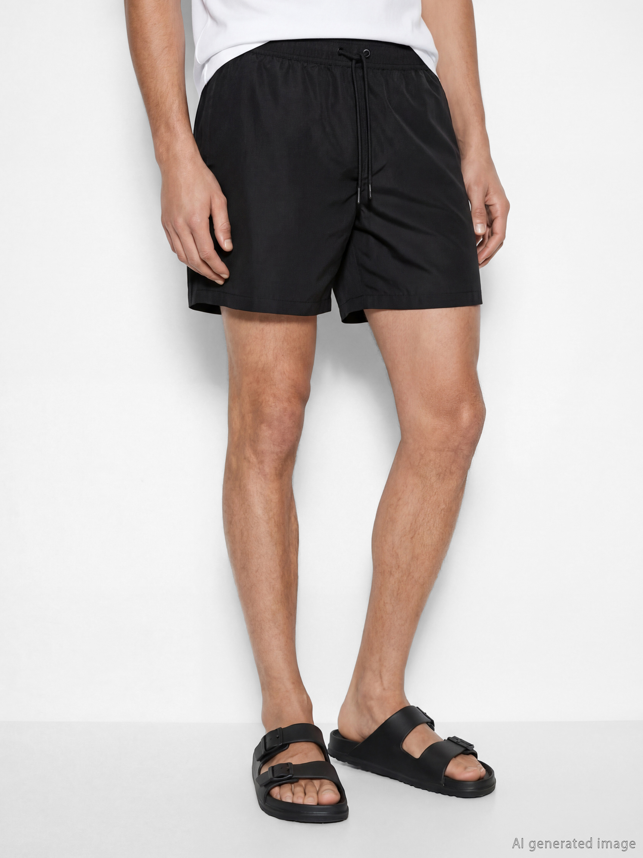 Short Basic Men's Swimming Shorts-1