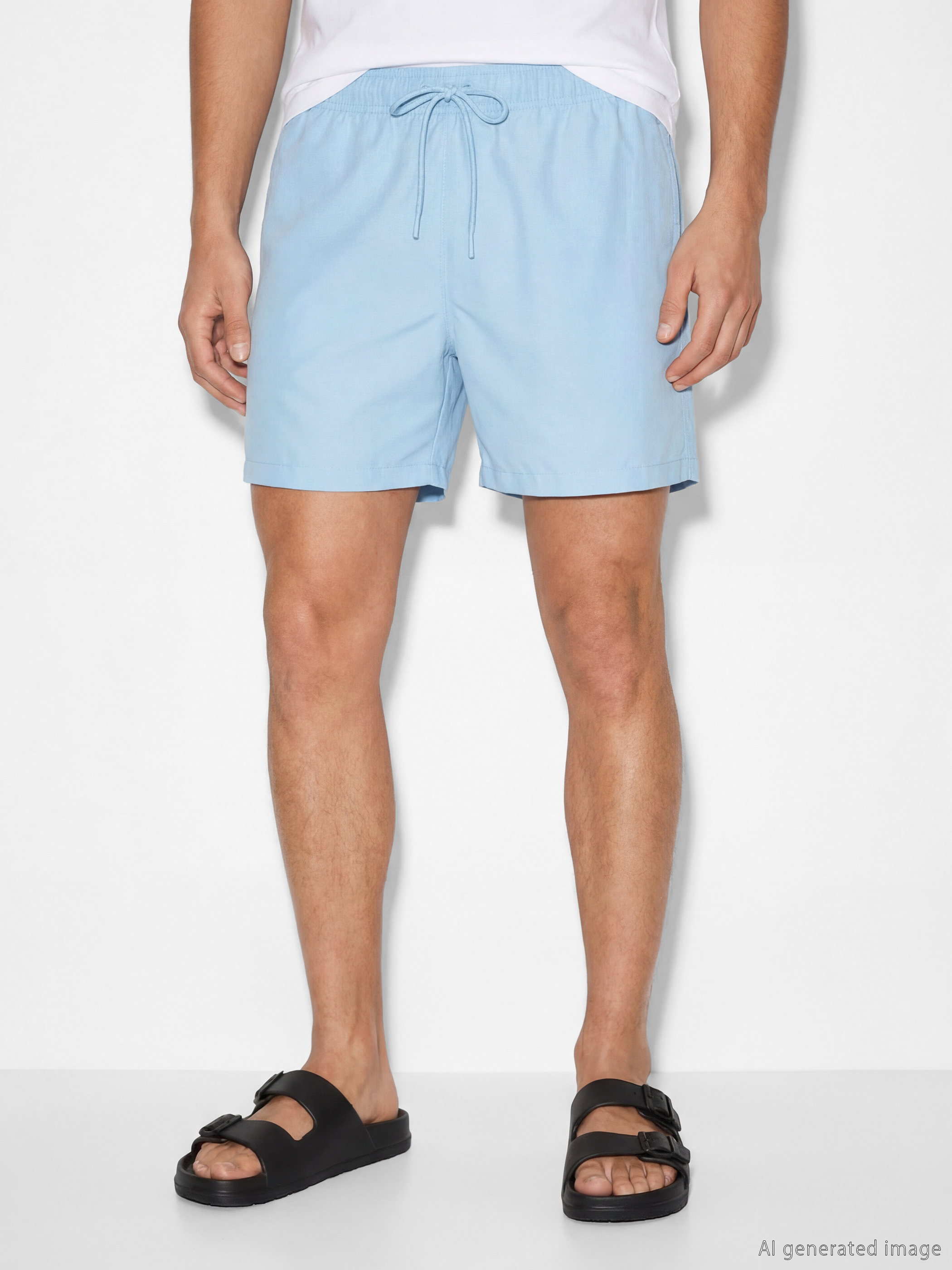 Short Basic Men's Swimming Shorts-1